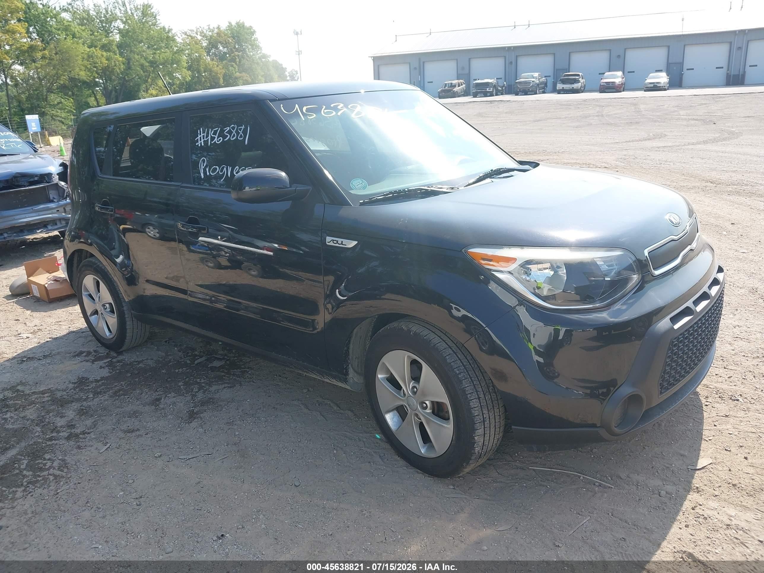 2016 Kia Soul, VIN KNDJN2A27G7314974 — Rear end