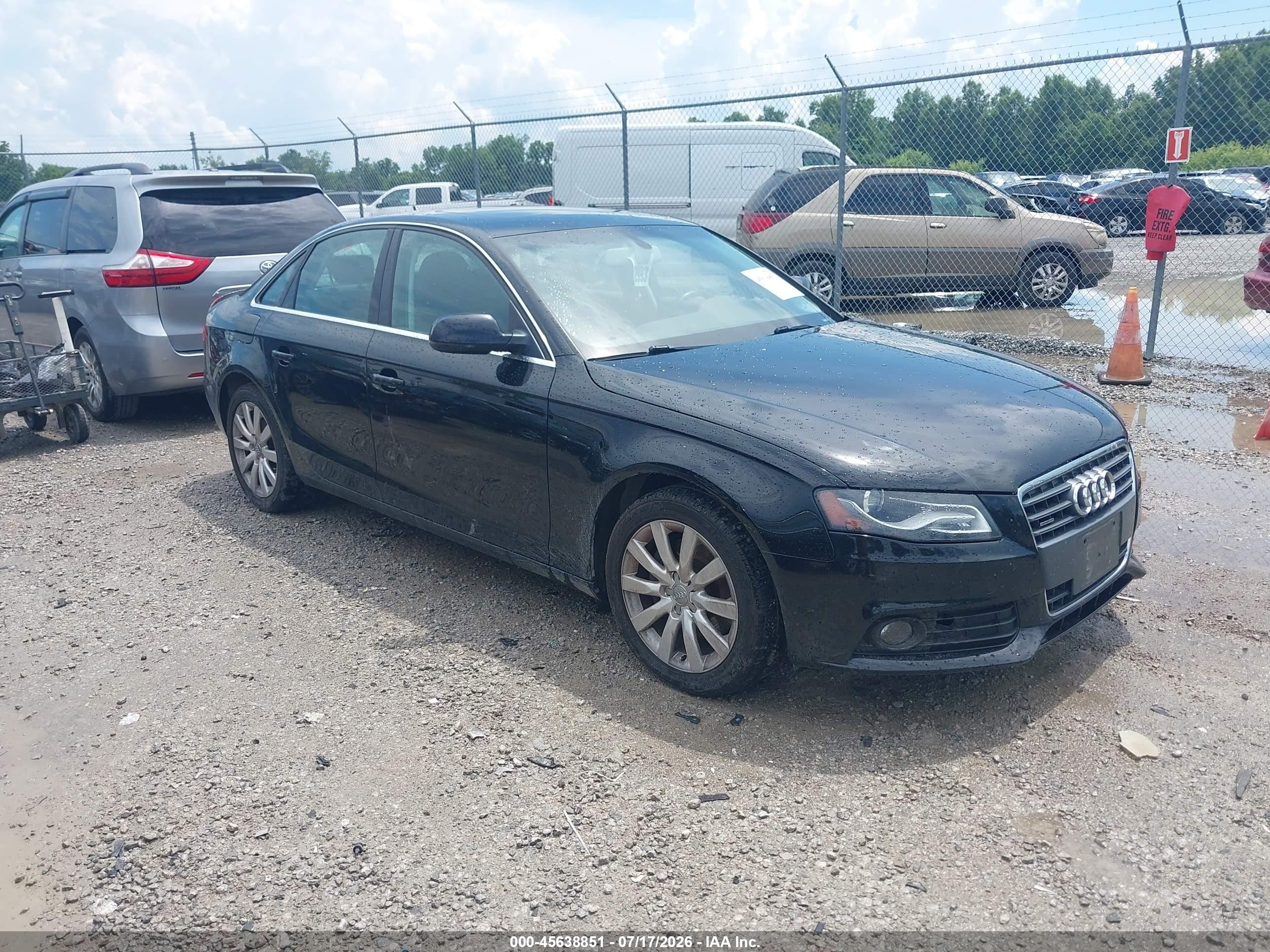2010 Audi A4 Premium Plus, VIN WAUFFAFL6AN050936 — Normal wear