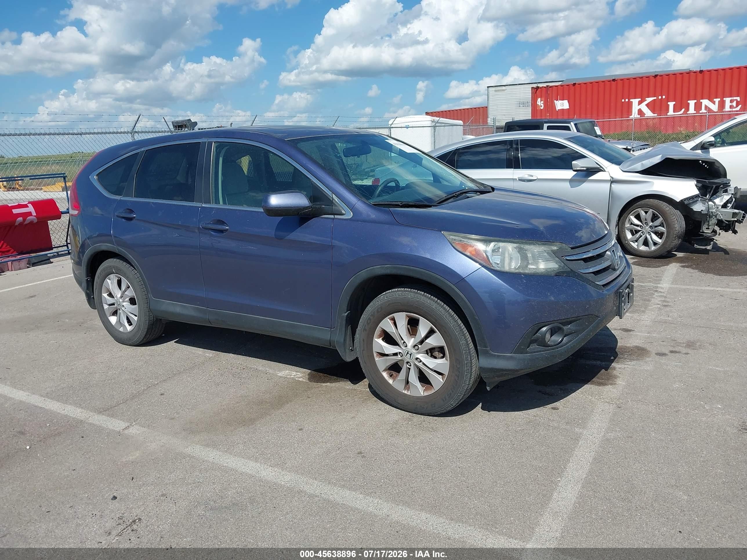 2014 Honda CR-V EX, VIN 2HKRM4H56EH665031 — Hail