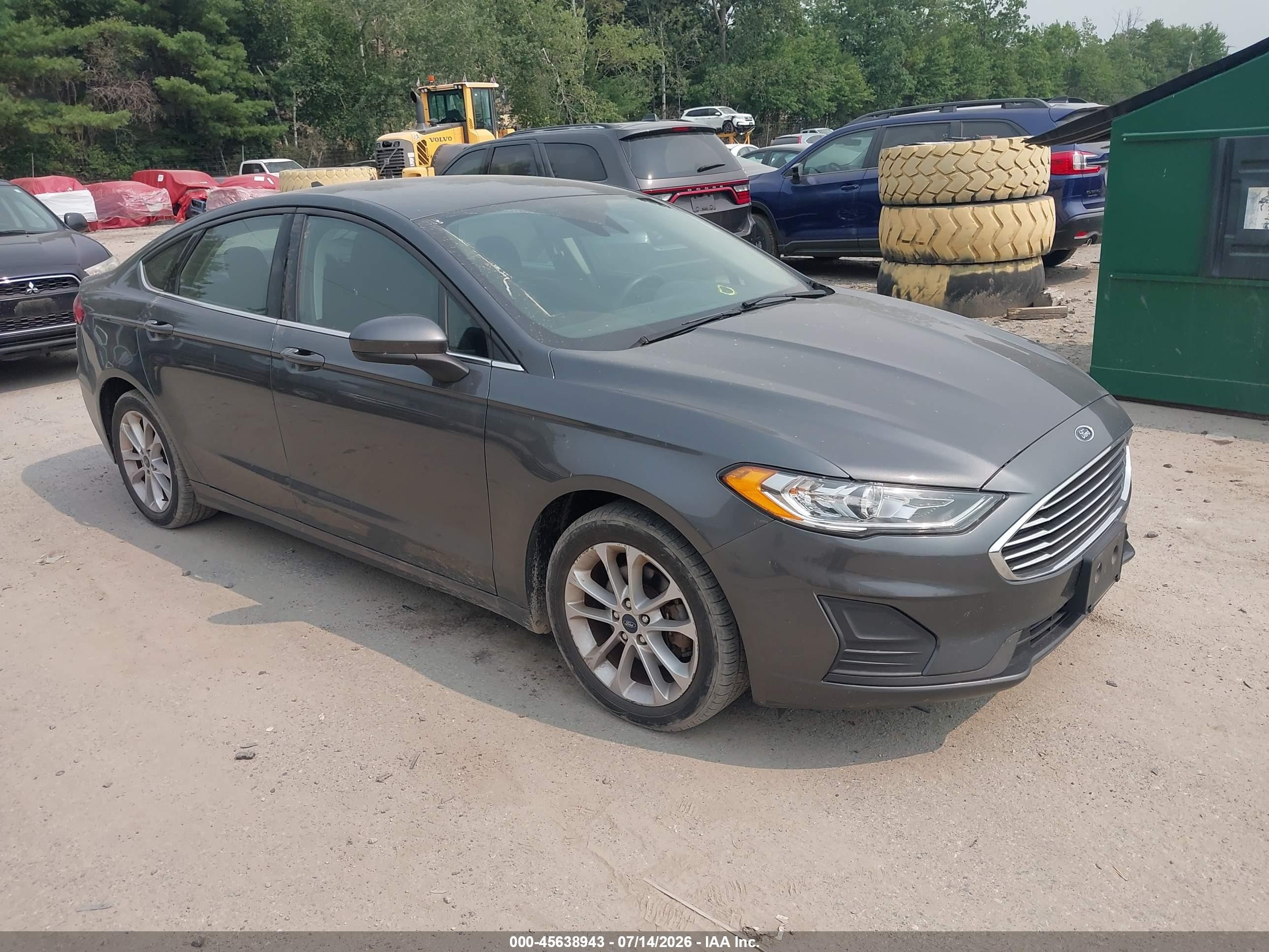 2020 Ford Fusion SE, VIN 3FA6P0LU2LR263685 — По всему кузову