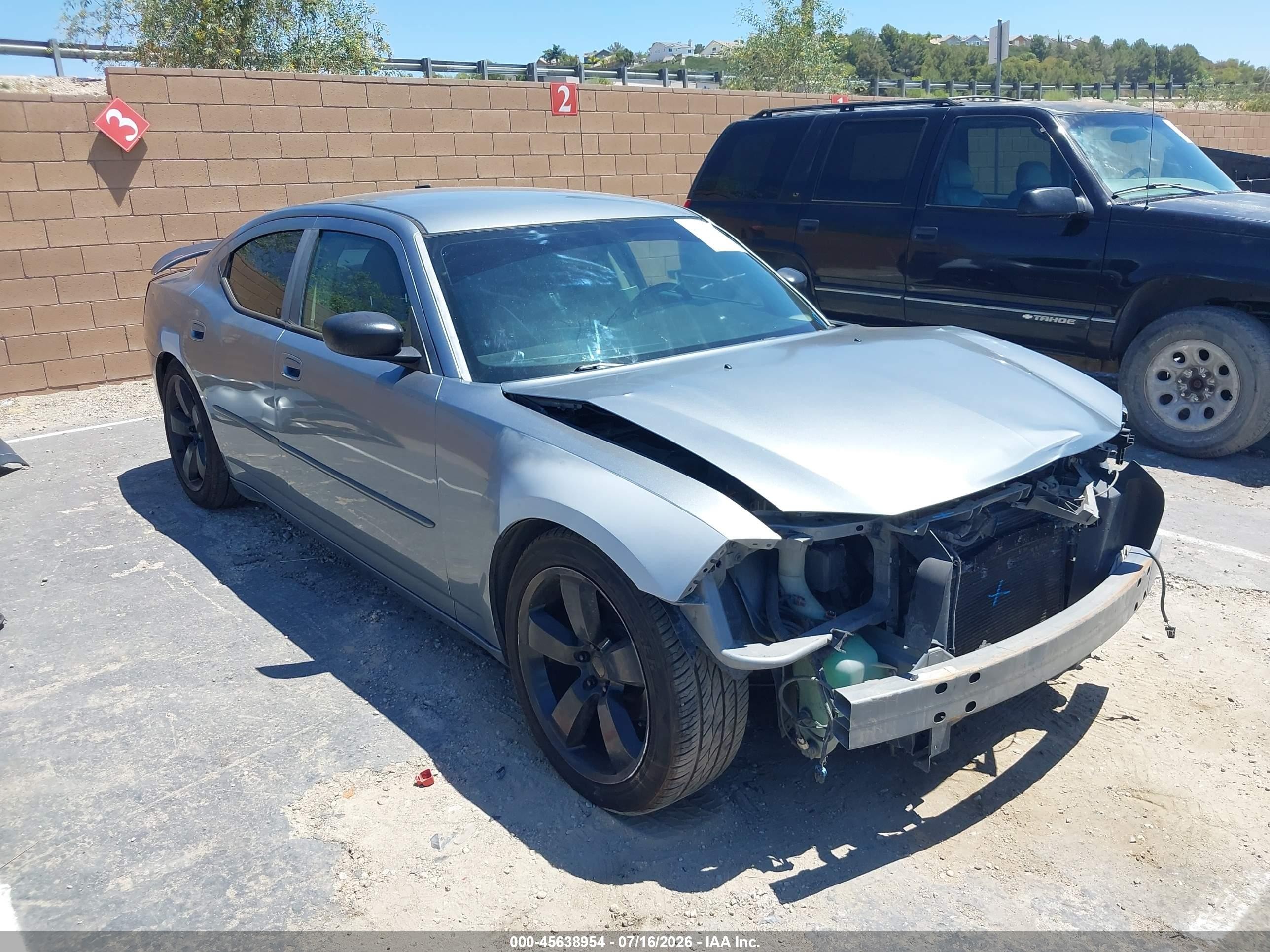 2007 Dodge Charger, VIN 2B3KA43G17H757387 — Front end