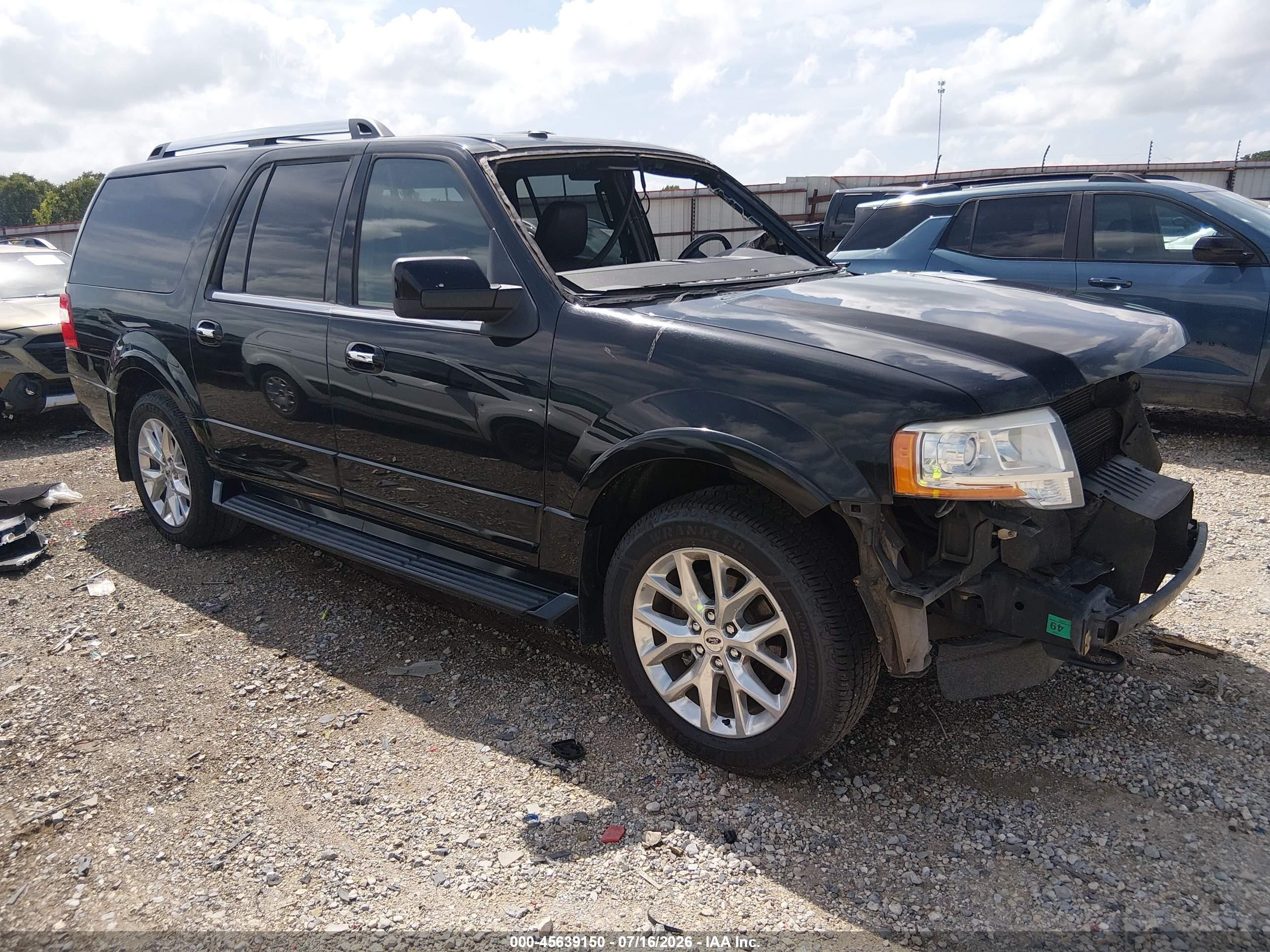 2017 Ford Expedition Max Limited, VIN 1FMJK2AT2HEA07125 — Front end
