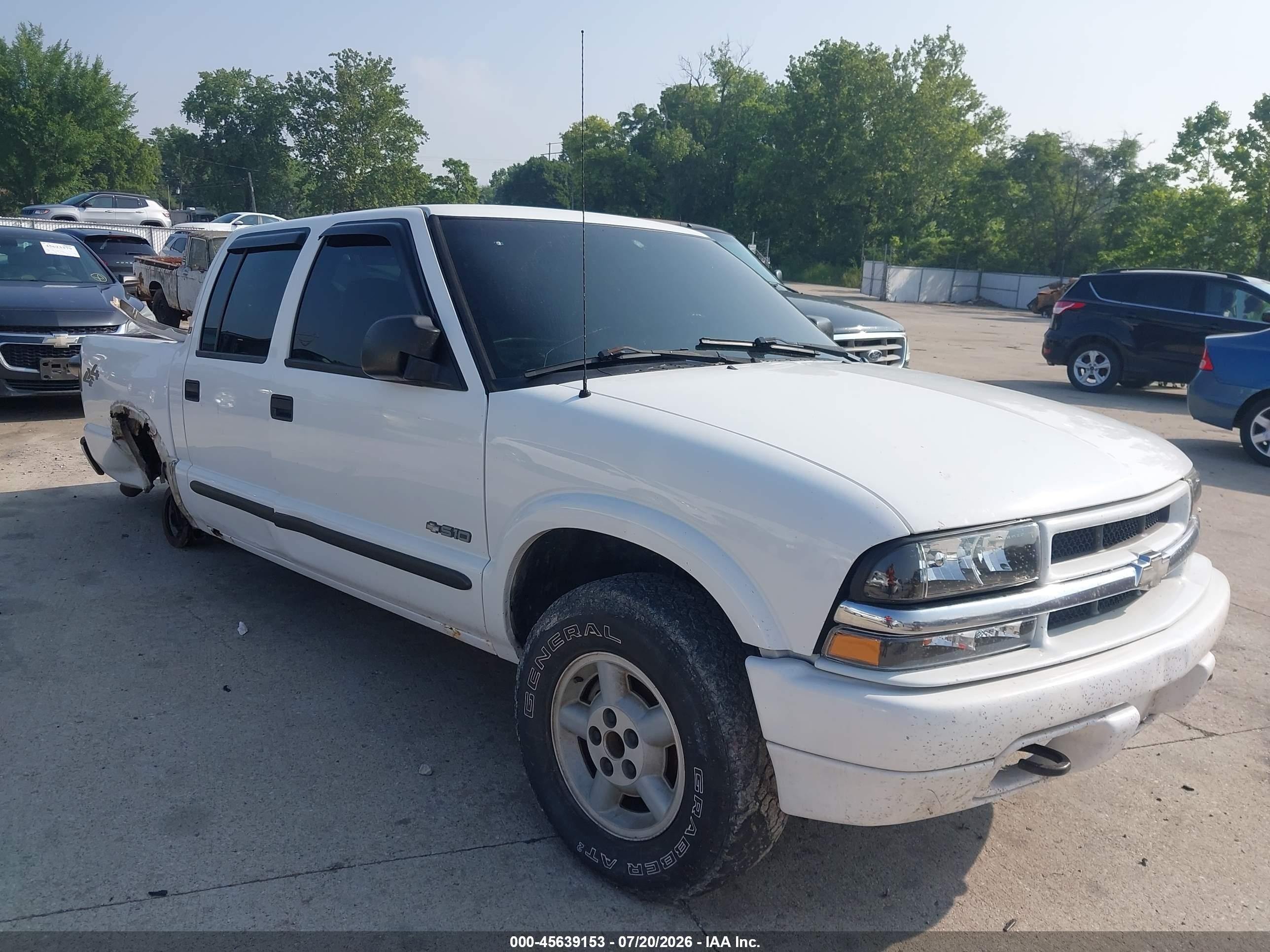 2003 Chevrolet S-10 LS, VIN 1GCDT13X73K137551 — Обычный износ