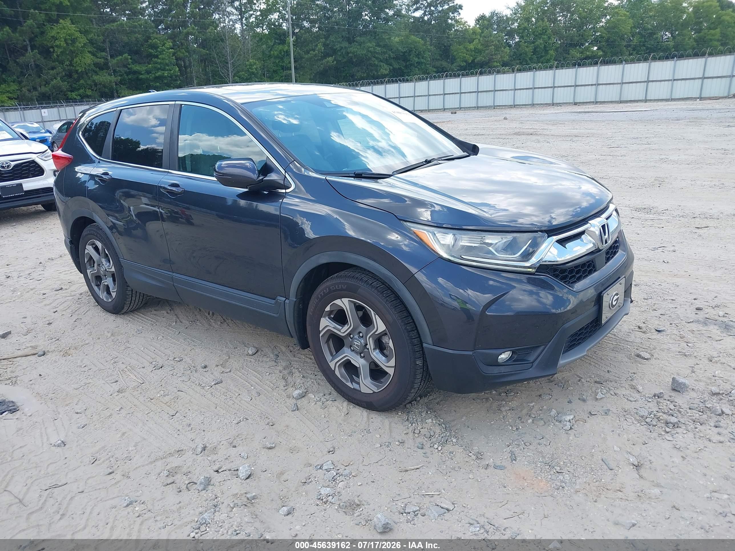 2019 Honda CR-V EX, VIN 5J6RW1H50KA035074 — Rear end