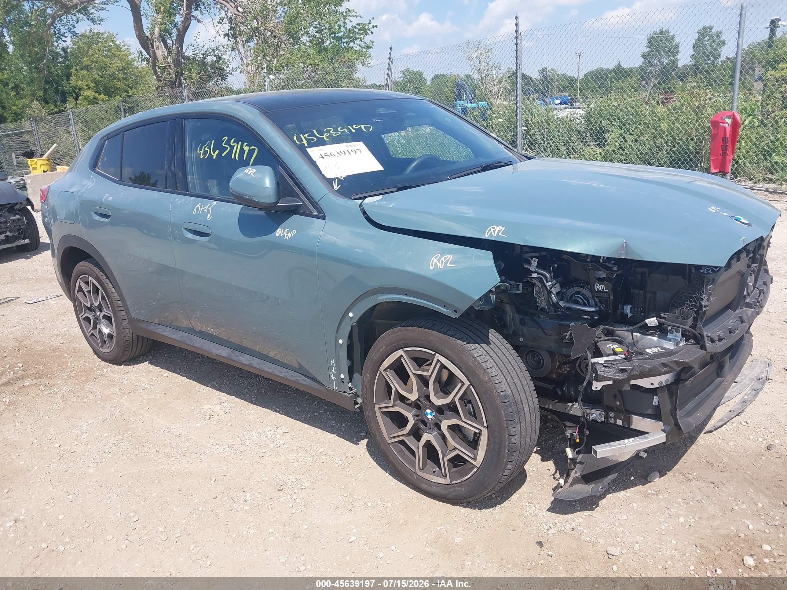 2025 BMW X2 xDrive28i, VIN WBX63GM08S5338761 — Перед