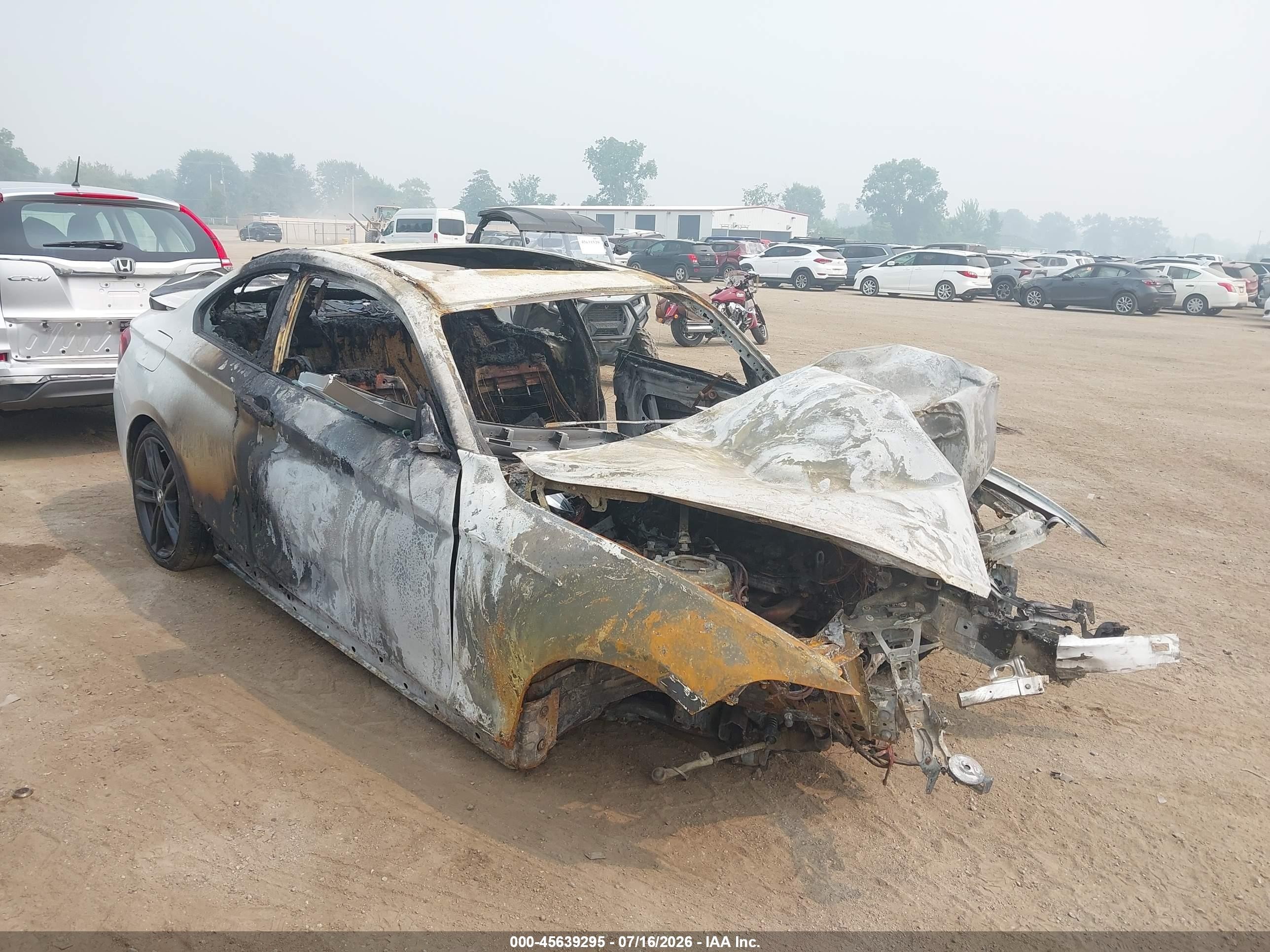 2020 BMW 2 Series M240i xDrive, VIN WBA2J7C09L7E74146 — Burn