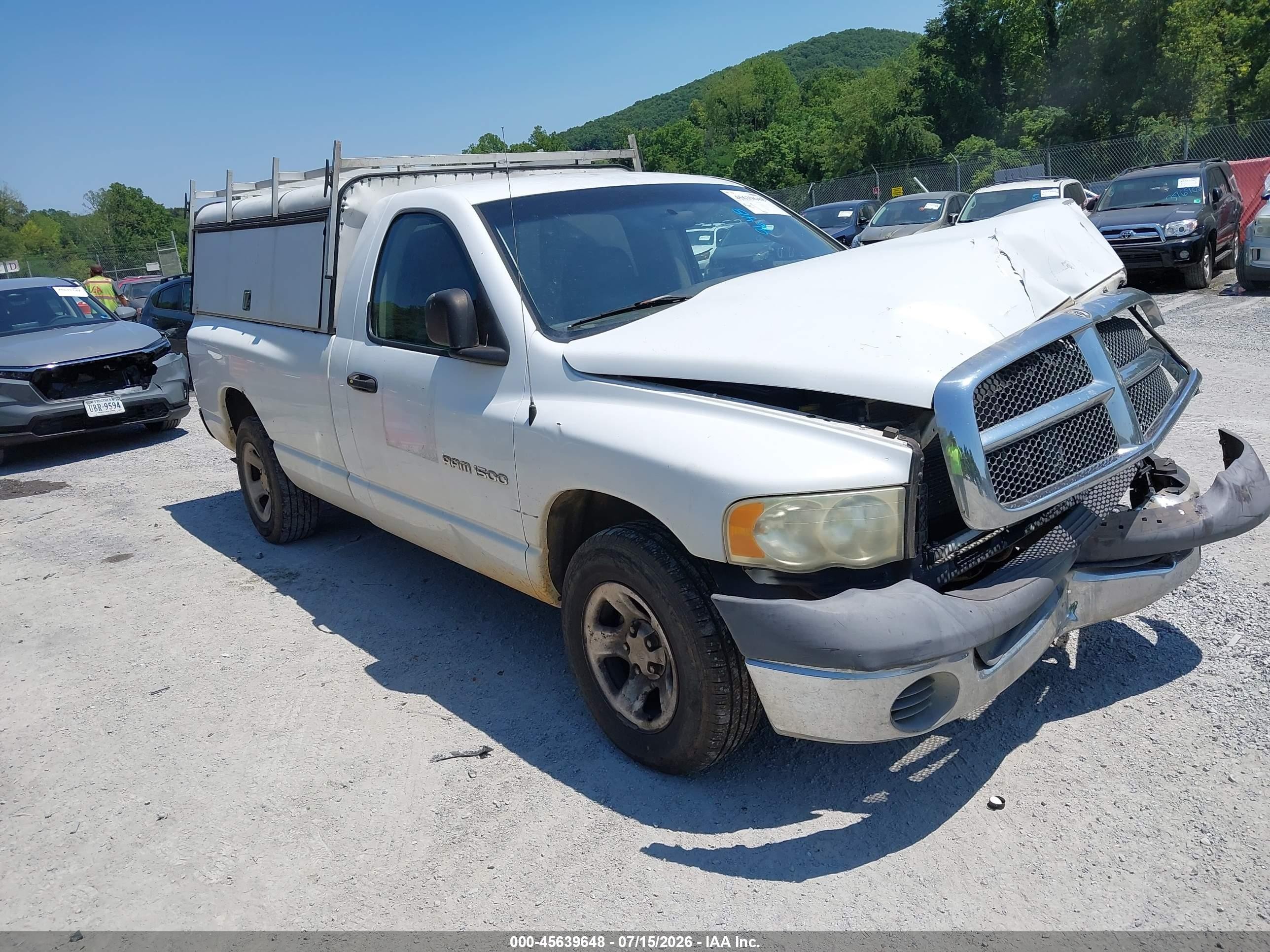 2002 Dodge 1500, VIN 1D7HA16N32J188301 — Перед