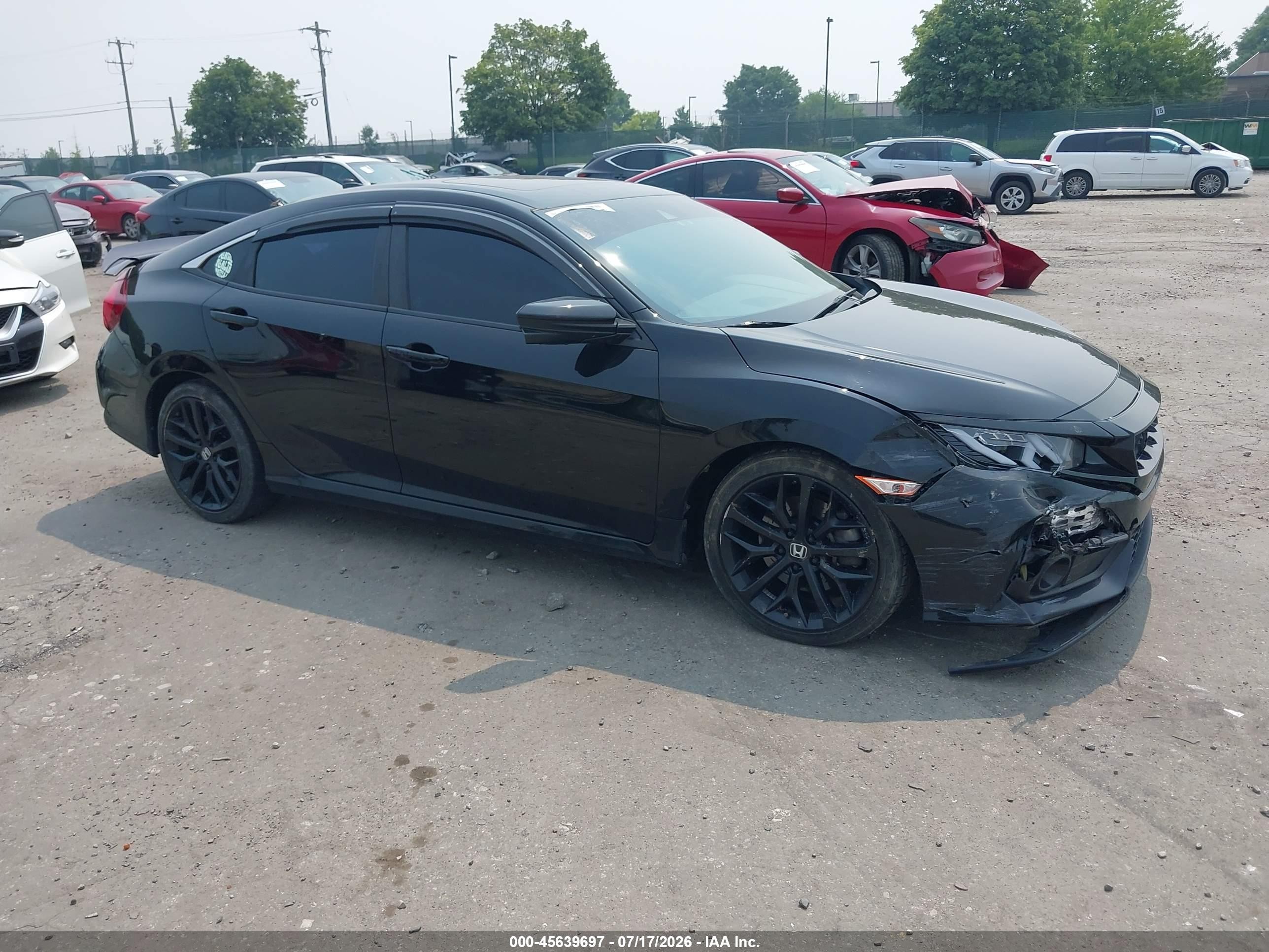 2020 Honda Civic Si, VIN 2HGFC1E50LH708133 — Front end