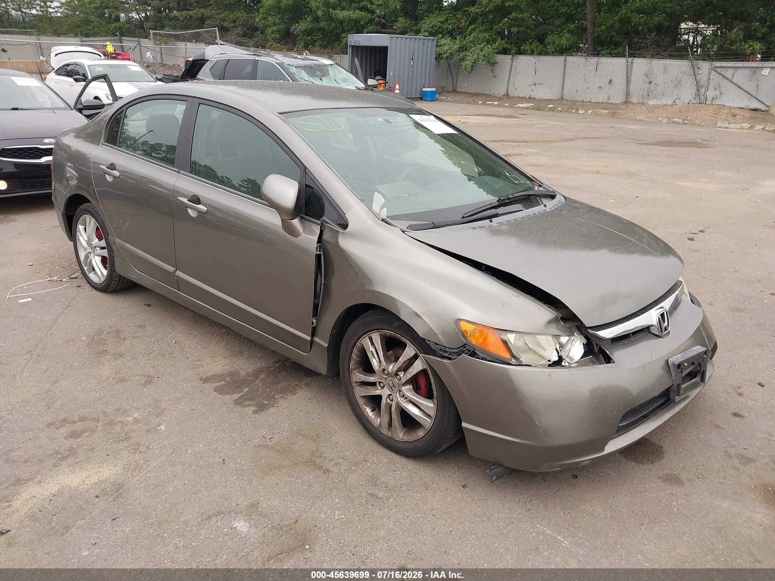 2006 Honda Civic LX, VIN 2HGFA16556H514285 — Перед