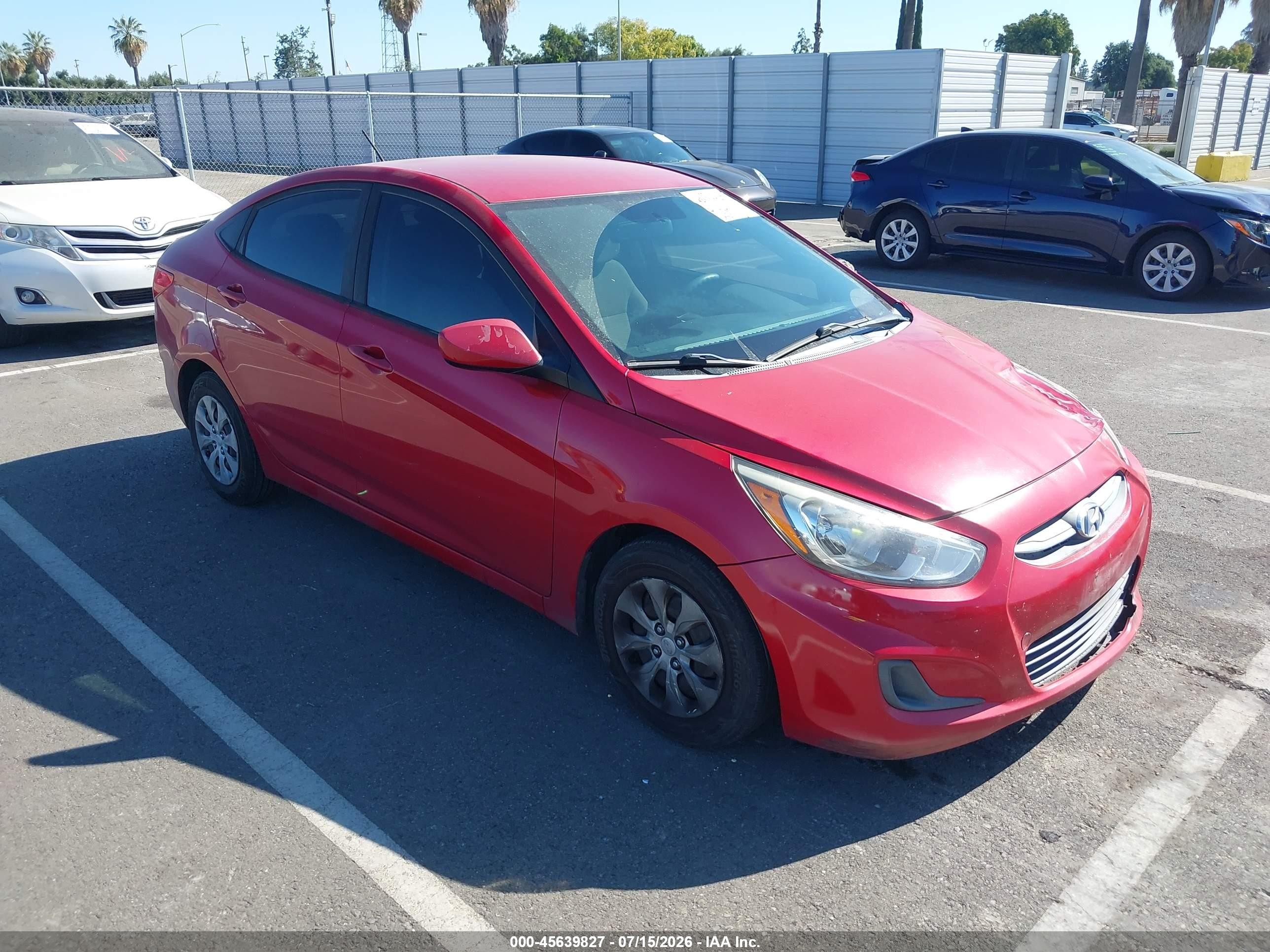 2016 Hyundai Accent SE, VIN KMHCT4AEXGU112020 — Side