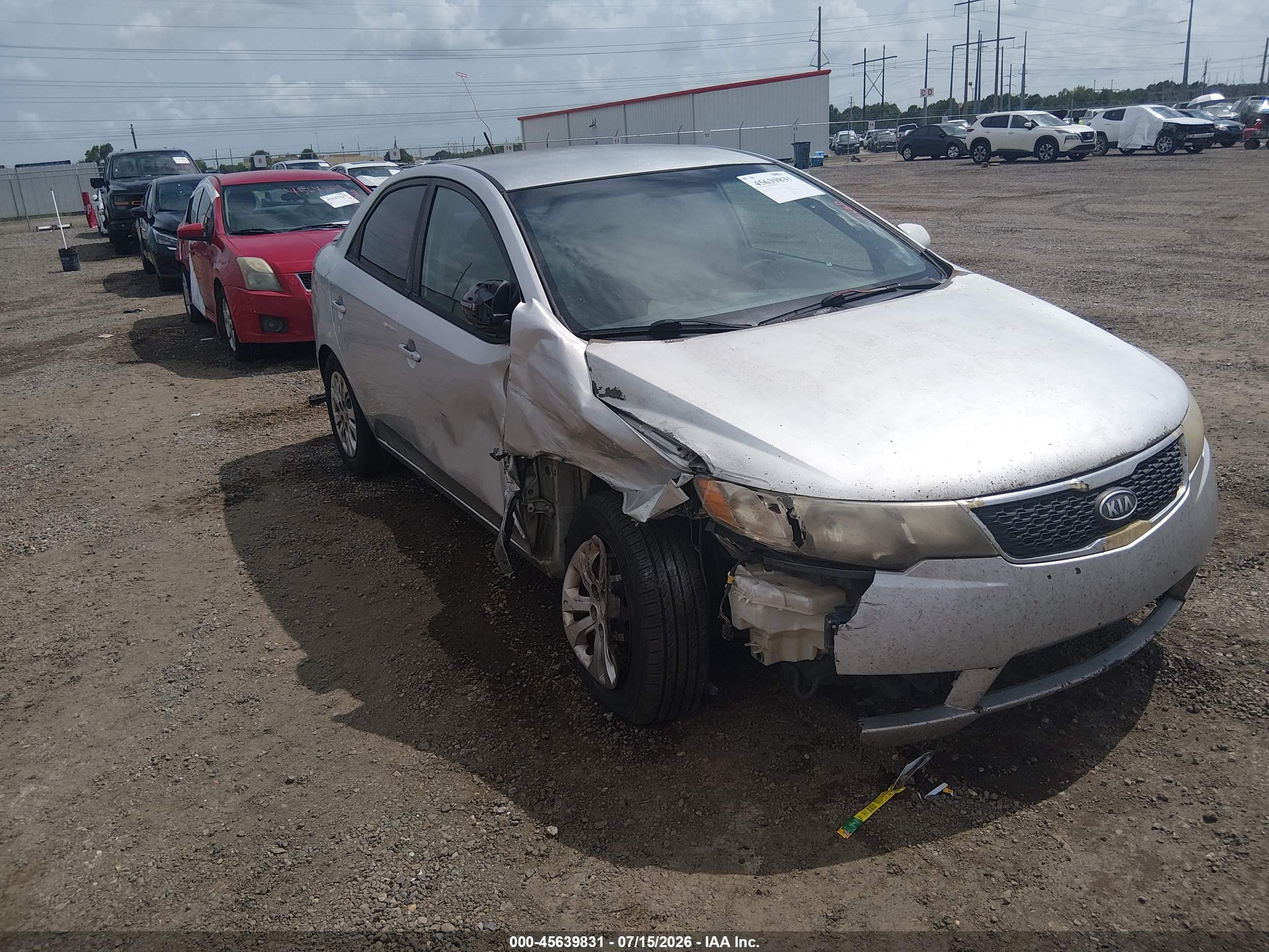 2012 Kia Forte EX, VIN KNAFU4A28C5487037 — Front end