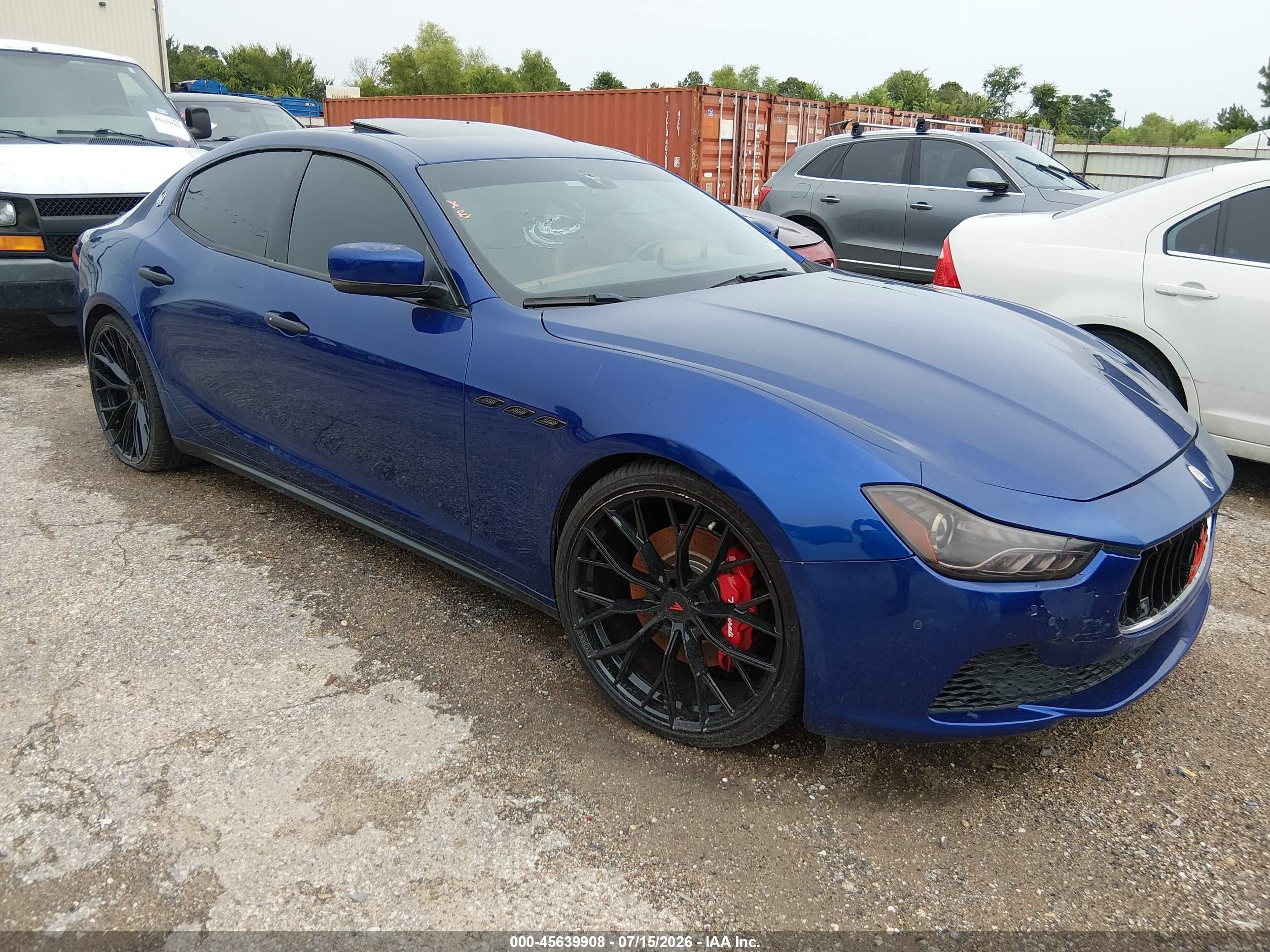 2015 Maserati Ghibli S Q4, VIN ZAM57RTA5F1150985 — Normal wear