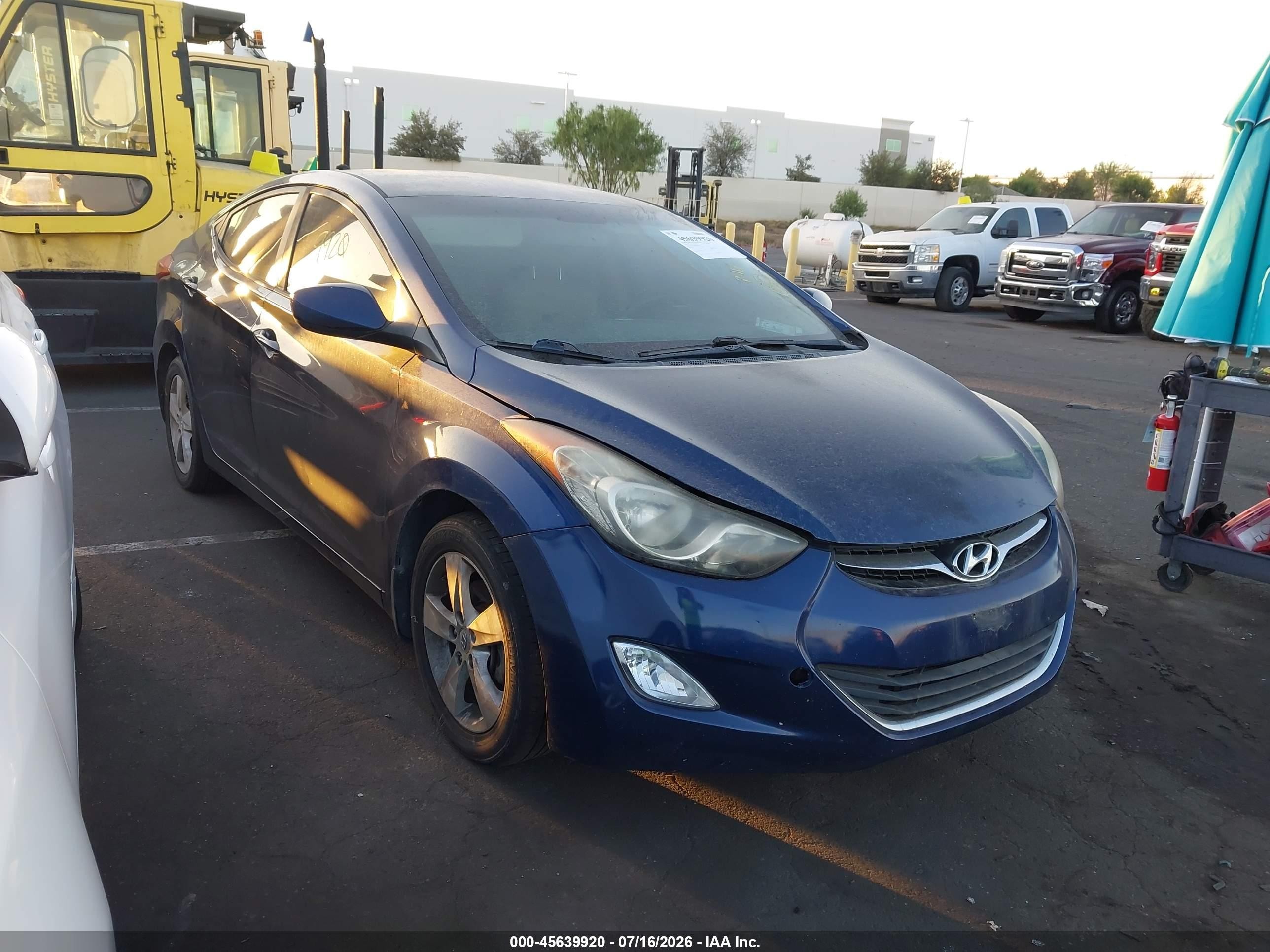 2013 Hyundai Elantra GLS, VIN KMHDH4AE3DU508663 — Undercarriage