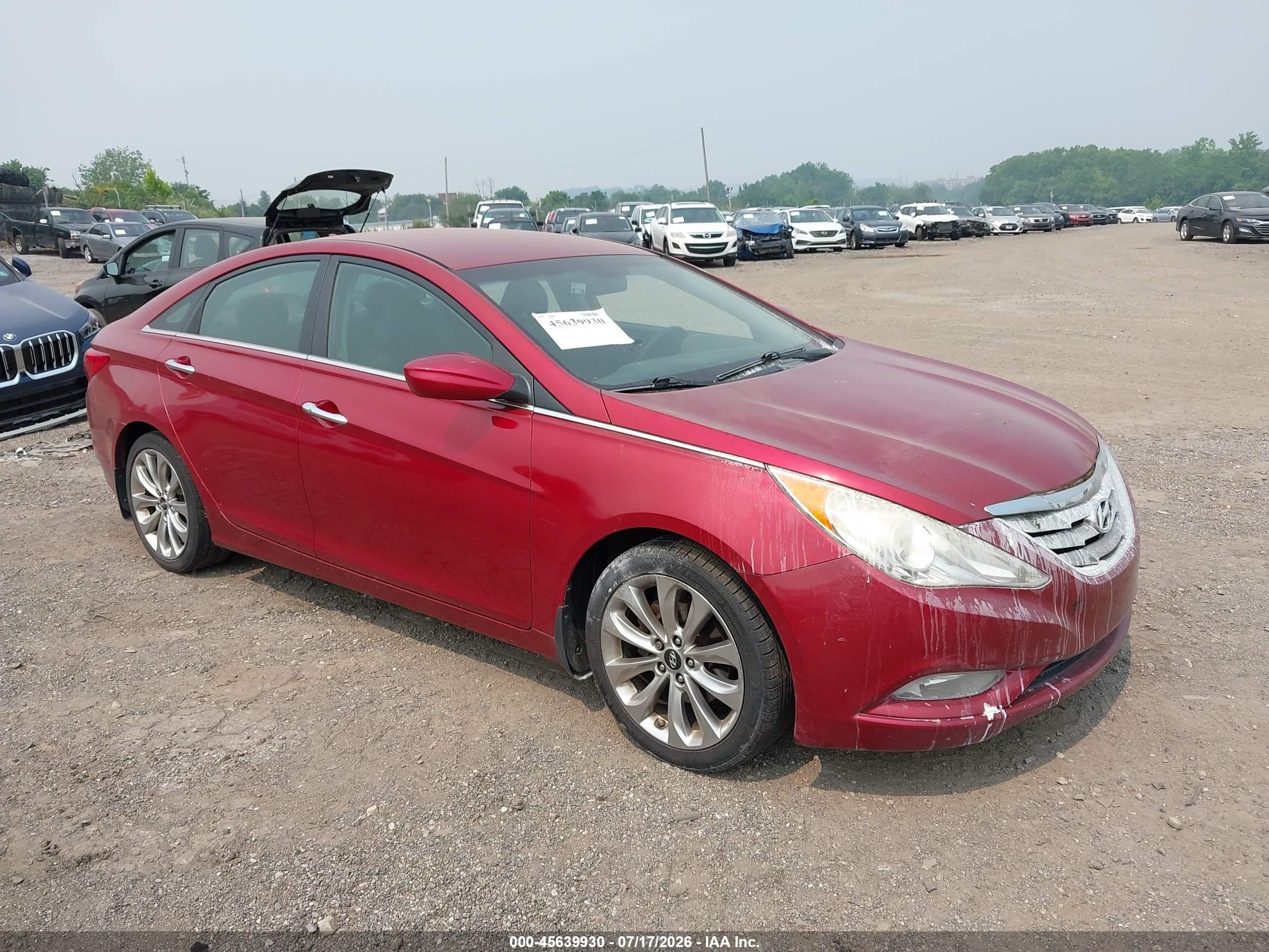 2013 Hyundai Sonata SE, VIN 5NPEC4AC4DH655915 — Engine fire