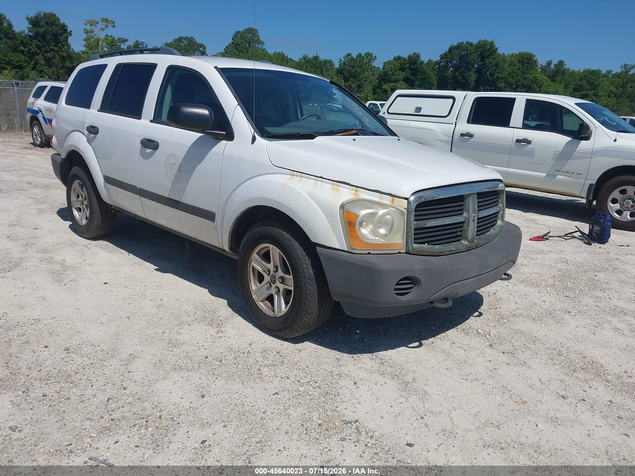 2006 Dodge Durango SXT, VIN 1D4HB38N46F190148 — Not stated