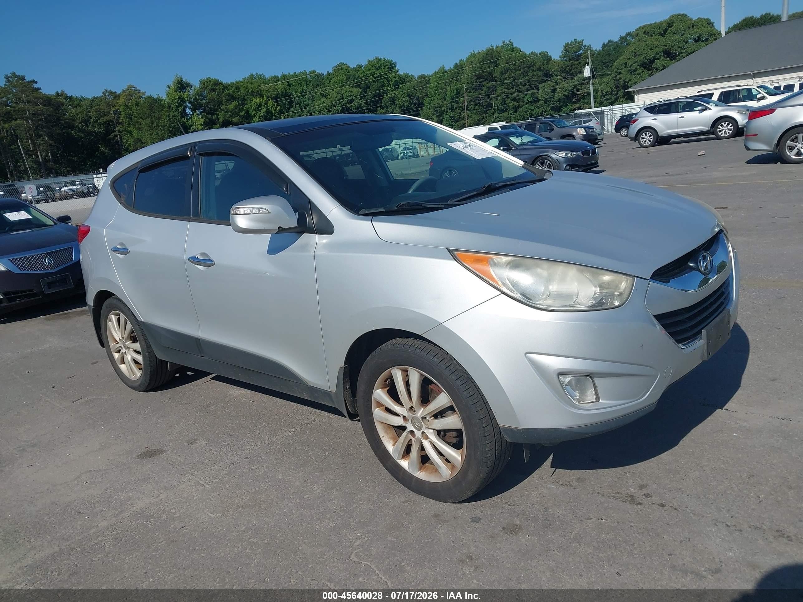 2013 Hyundai Tucson Limited, VIN KM8JU3AC4DU666159 — Normal wear
