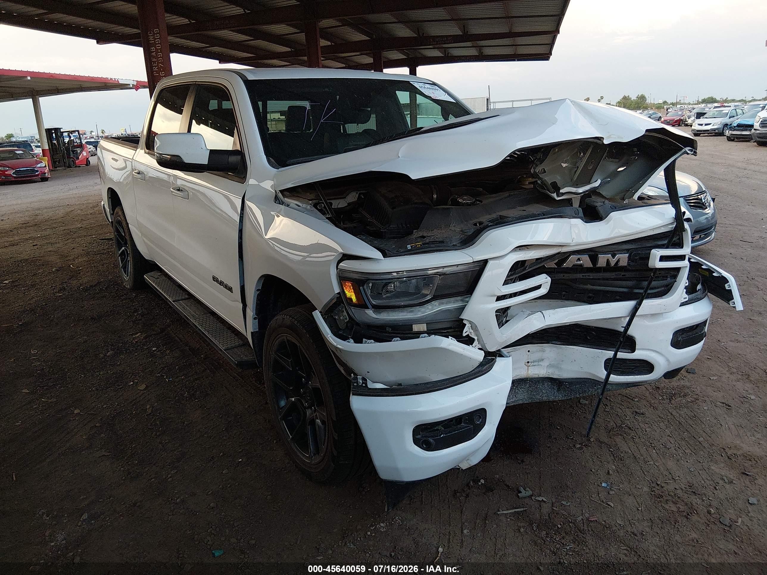 2023 Ram 1500 Laramie, VIN 1C6SRFJT8PN595601 — Front end