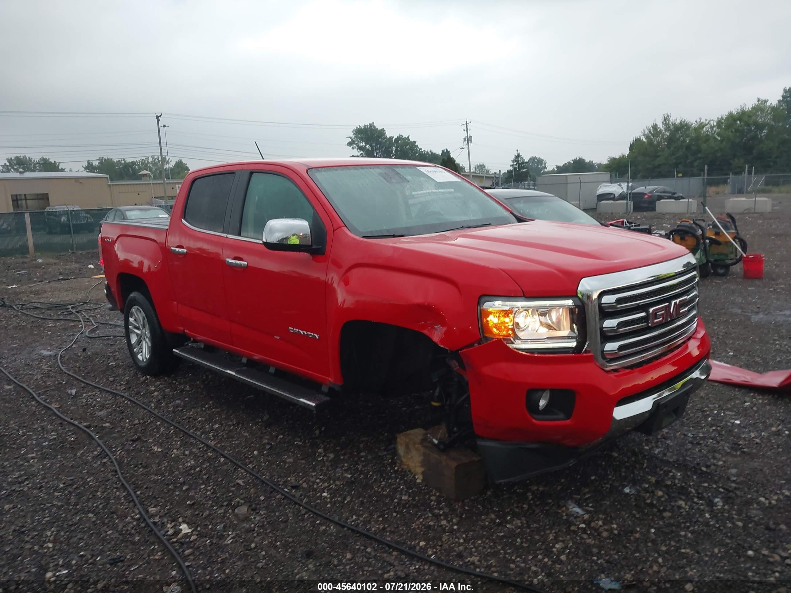 2018 GMC Canyon 4WD SLT, VIN 1GTG6DEN1J1194252 — Undercarriage