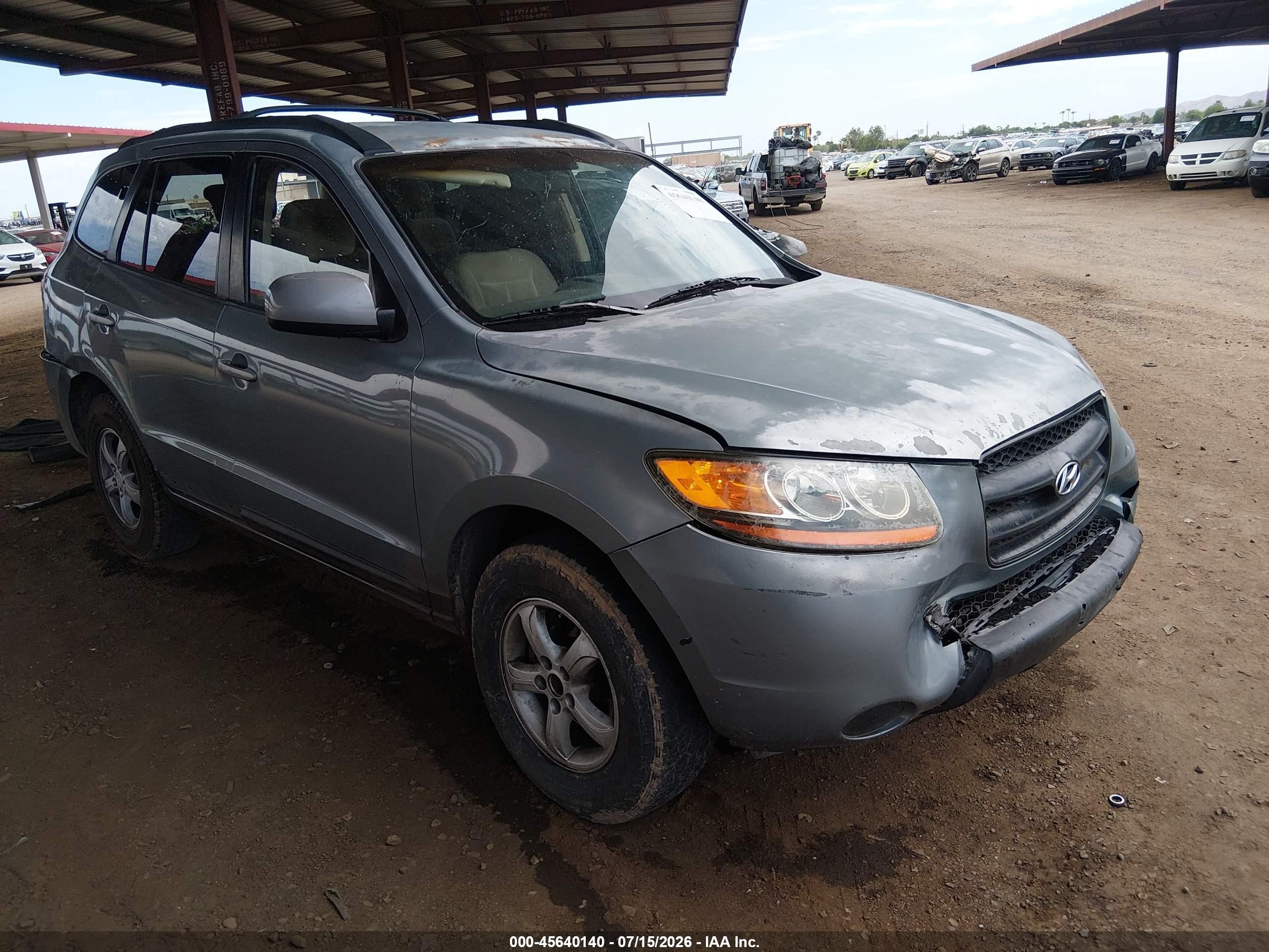 2008 Hyundai Santa Fe GLS, VIN 5NMSG13D08H173893 — Перед
