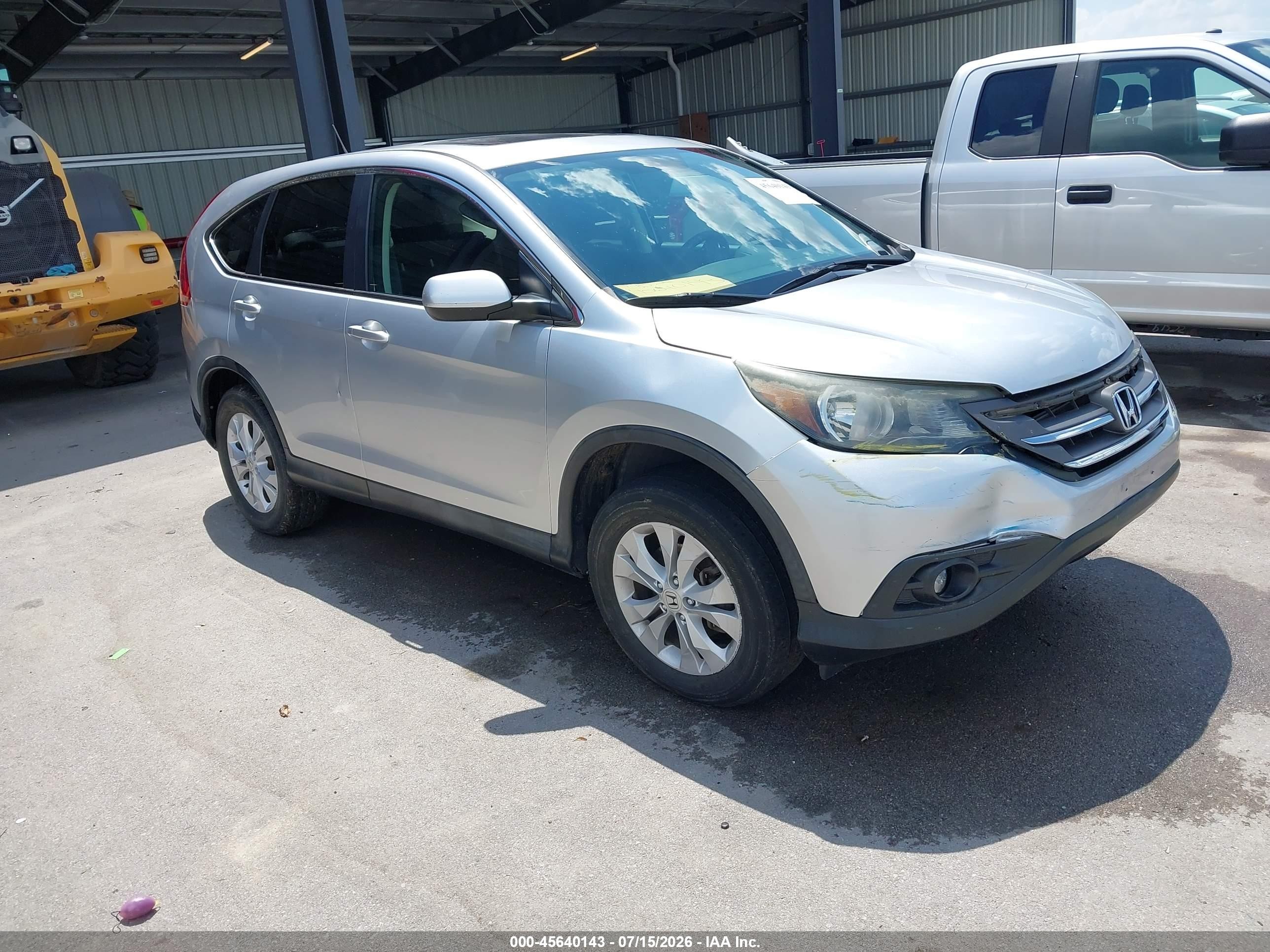 2014 Honda CR-V EX, VIN 2HKRM4H5XEH609237 — Front end