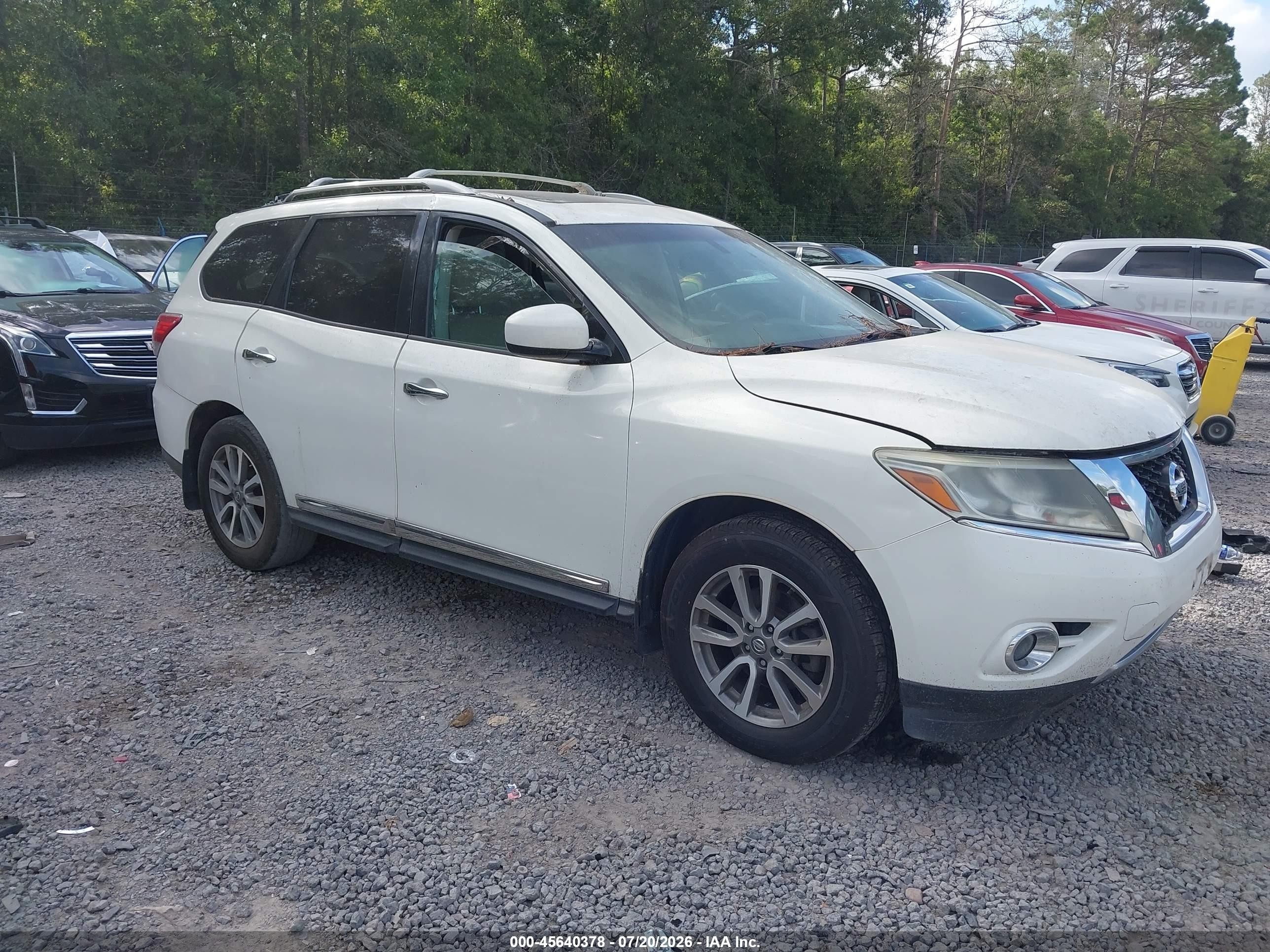 2013 Nissan Pathfinder SV, VIN 5N1AR2MM9DC613253 — Обычный износ
