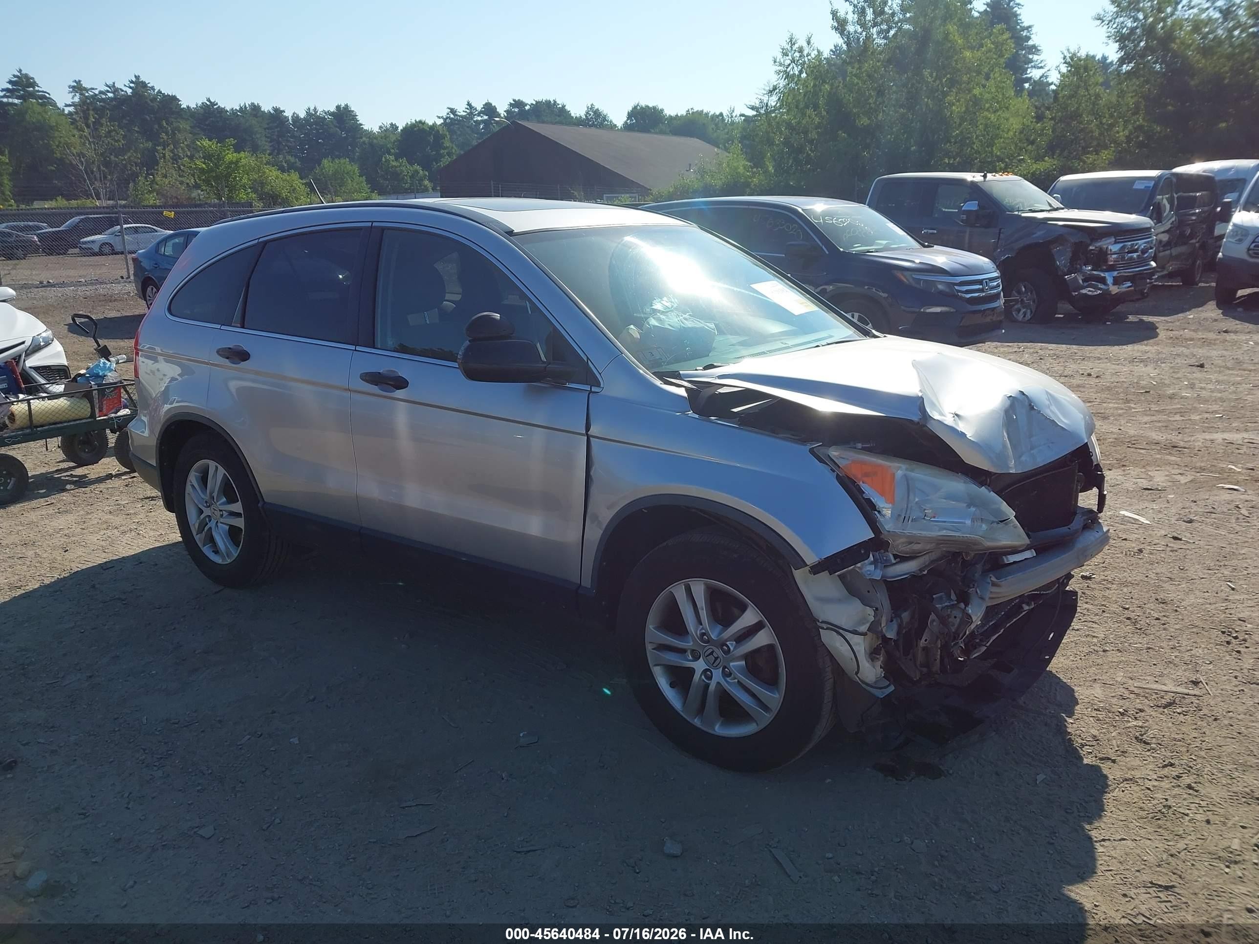 2011 Honda CR-V EX, VIN JHLRE4H57BC000887 — Перед
