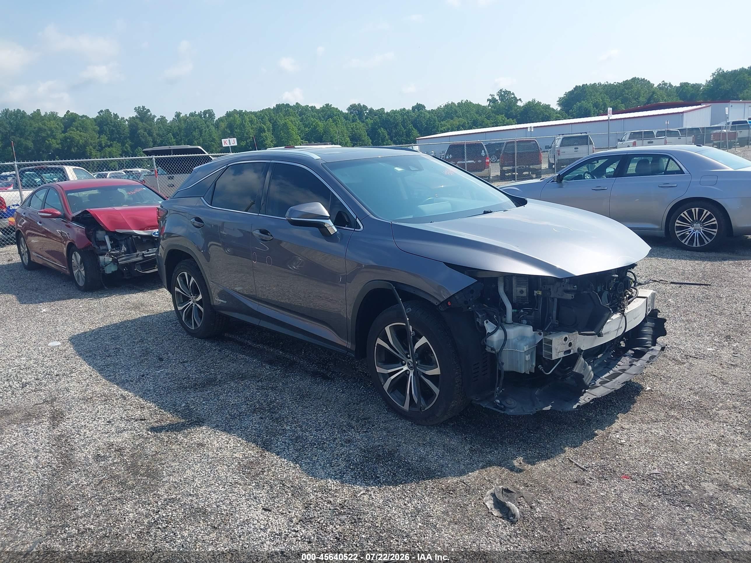 2018 Lexus RX 450h, VIN 2T2BGMCA1JC027601 — Front end