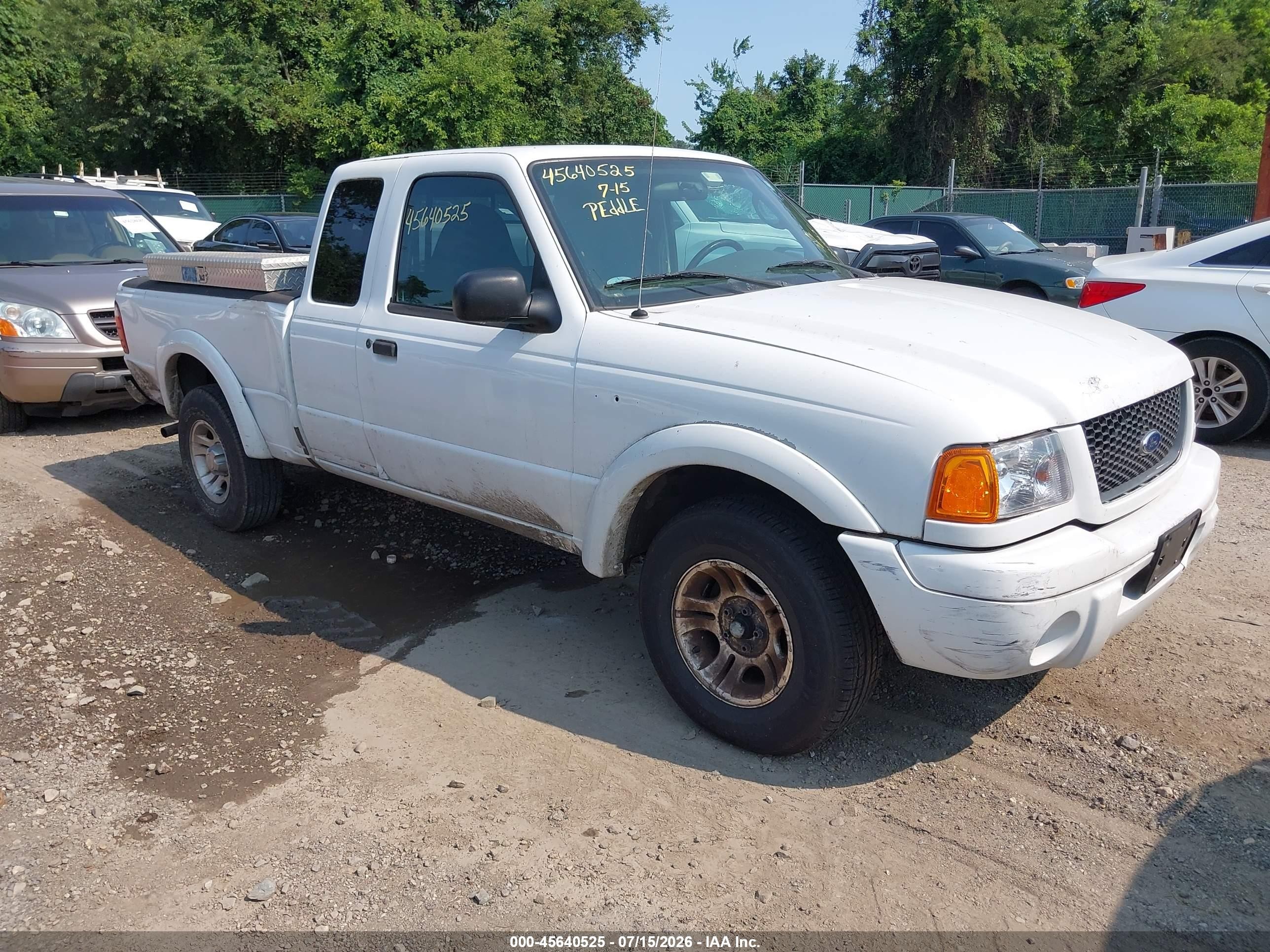 2003 Ford Ranger XL Fleet, VIN 1FTYR44V63TA38213 — Normal wear