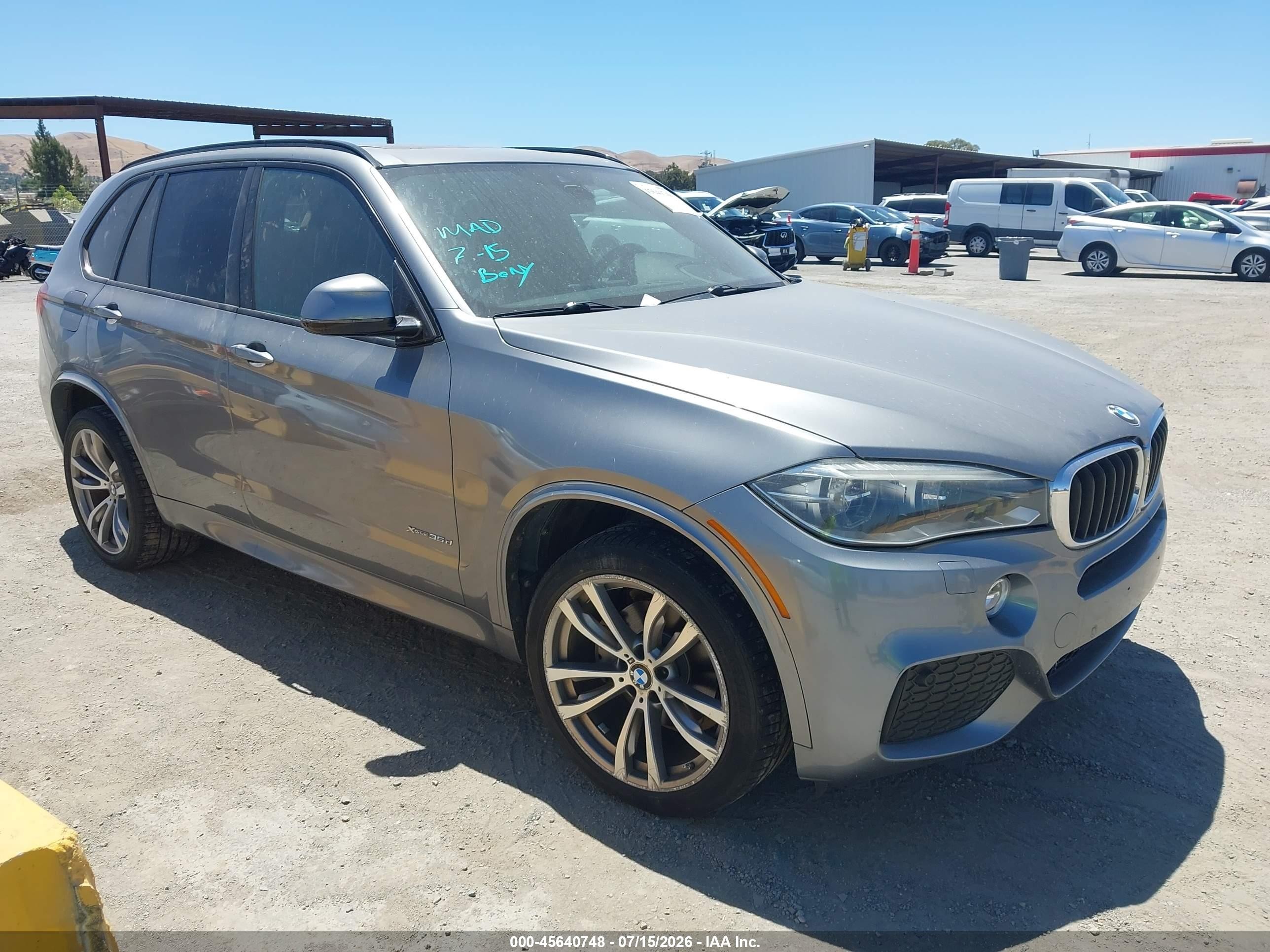2015 BMW X5 xDrive35d, VIN 5UXKS4C58F0N08452 — Normal wear