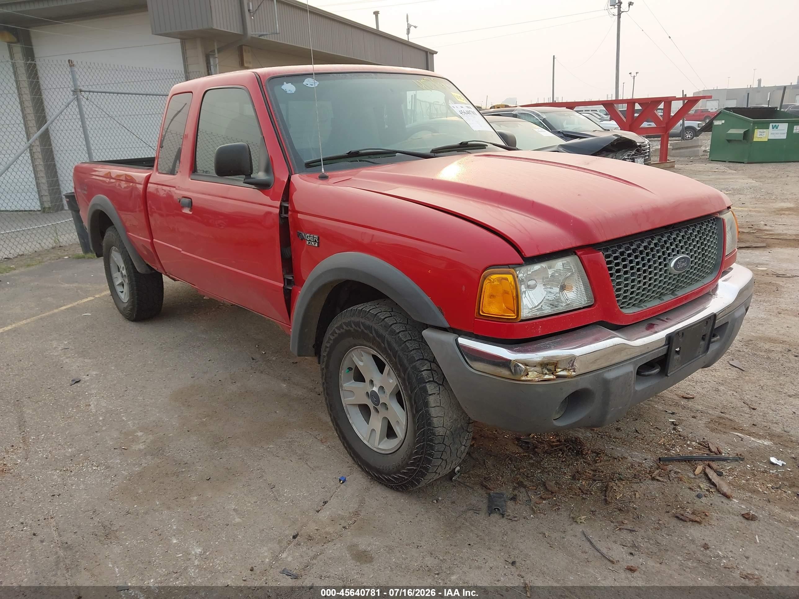 2003 Ford Ranger XL Fleet, VIN 1FTZR45E33PB85018 — Rear end