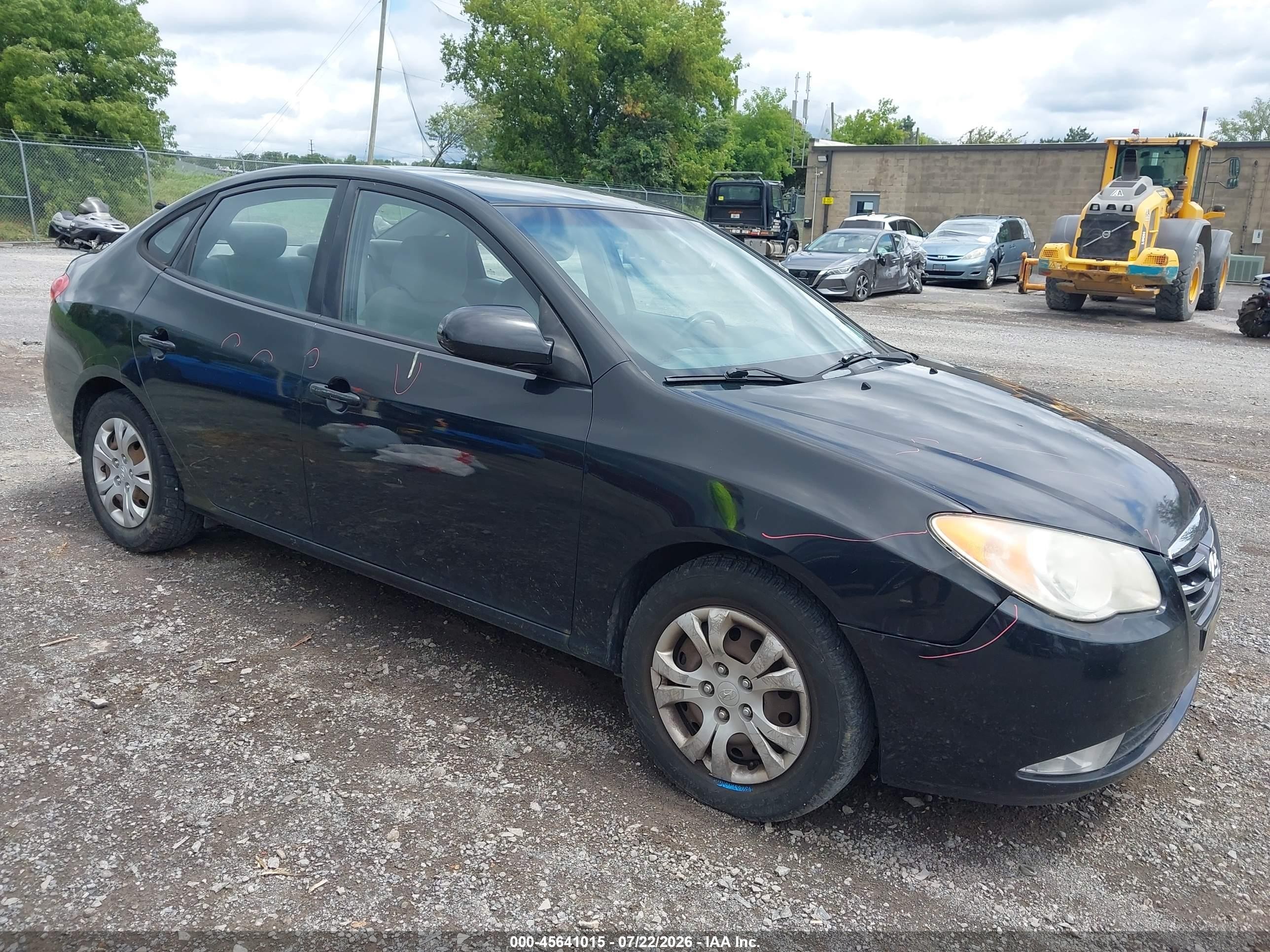 2010 Hyundai Elantra GLS, VIN KMHDU4AD6AU145323 — Front end