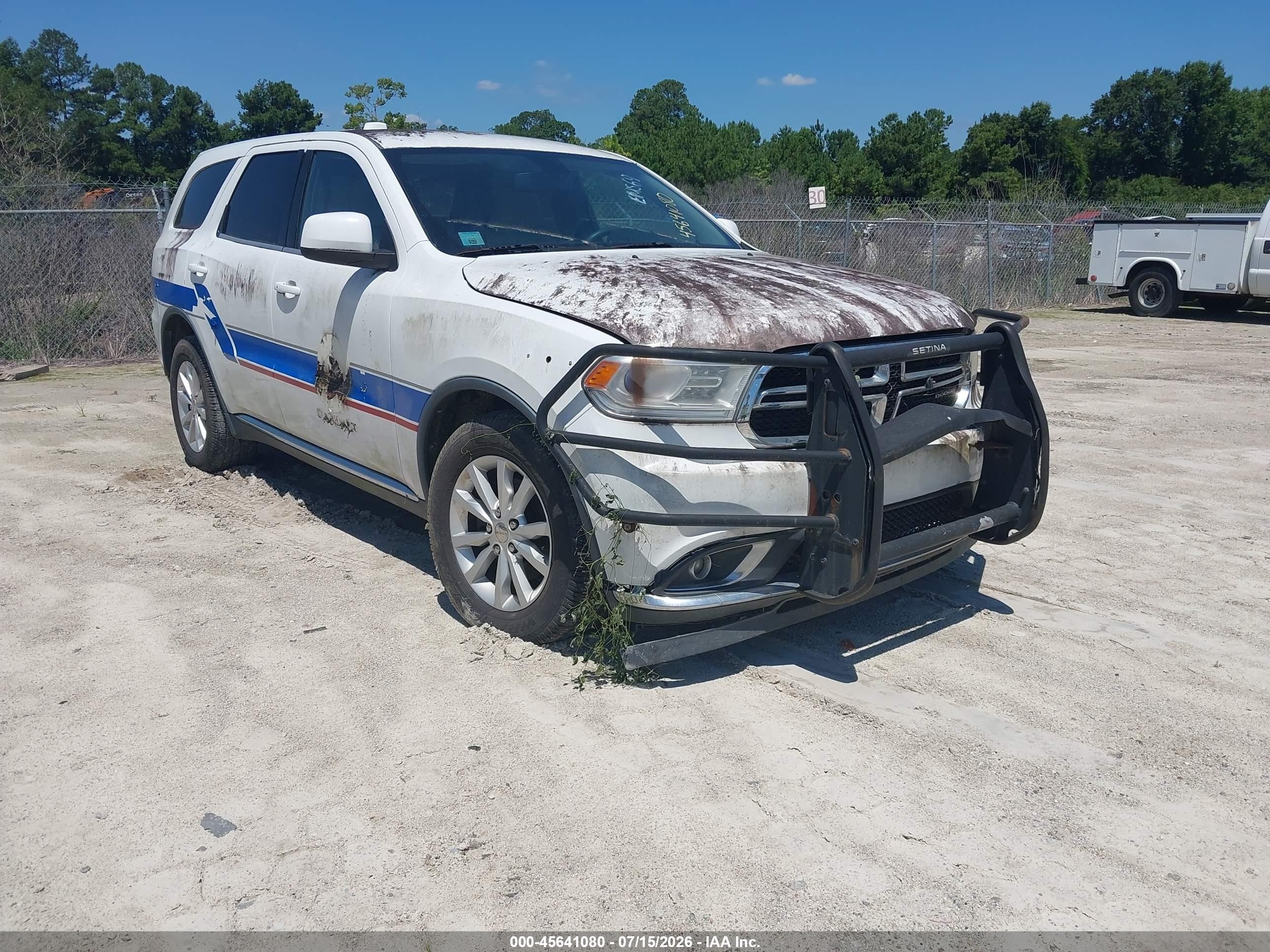 2014 Dodge Durango SXT, VIN 1C4RDJAG7EC349594 — Stripped