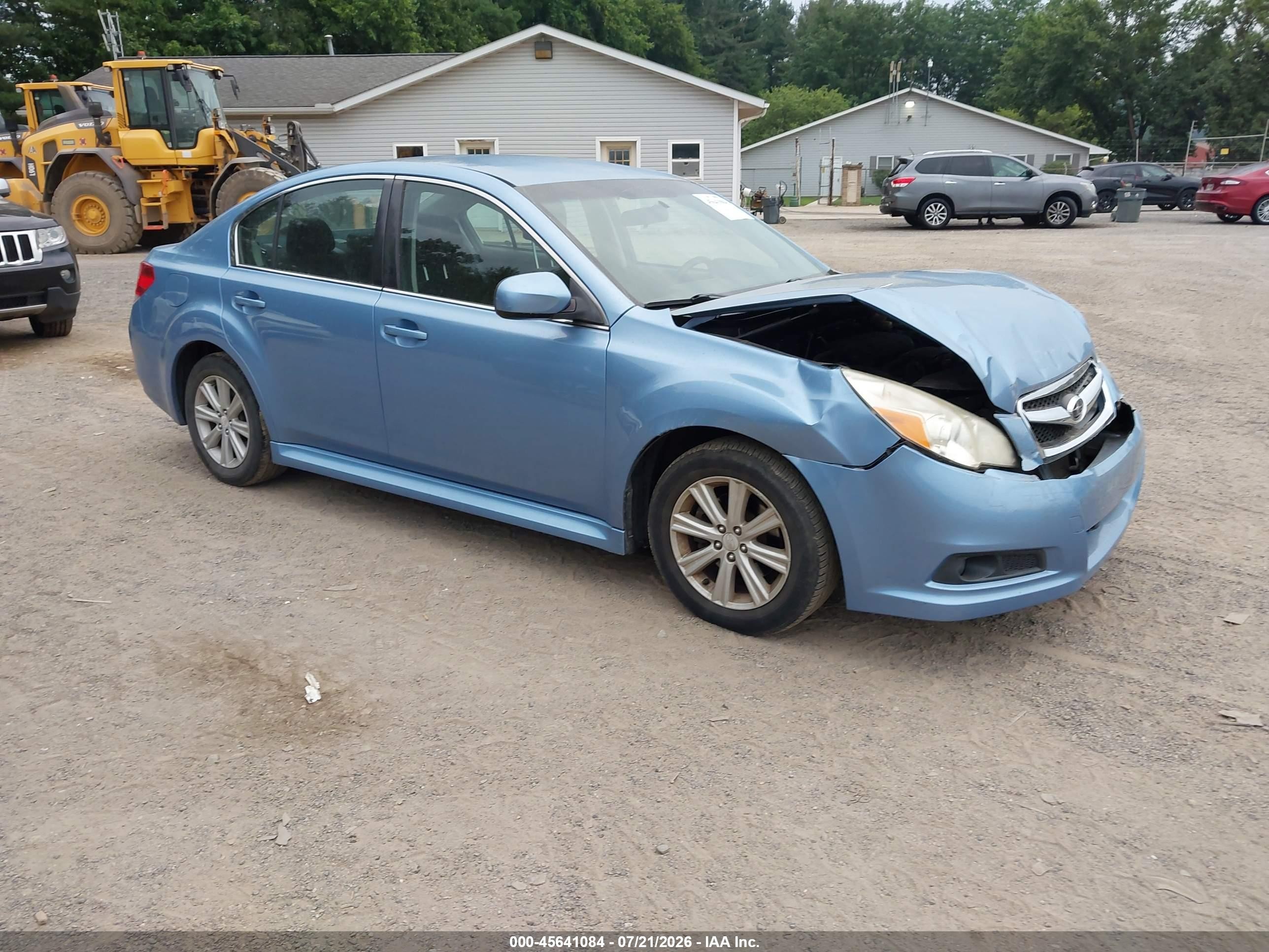2012 Subaru Legacy 2.5i, VIN 4S3BMCA64C3037301 — Перед
