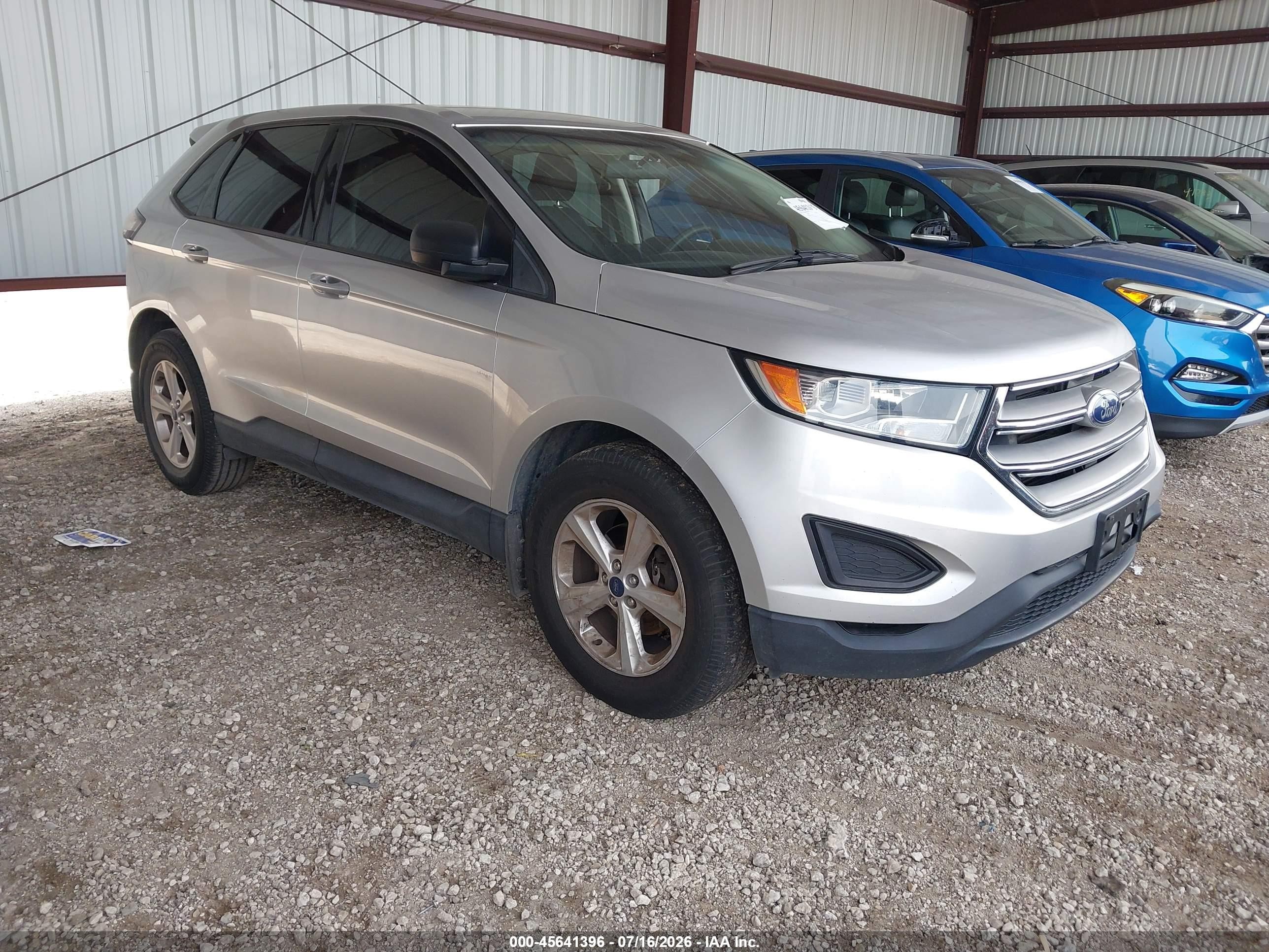 2015 Ford Edge SE, VIN 2FMTK3G91FBC32977 — Normal wear