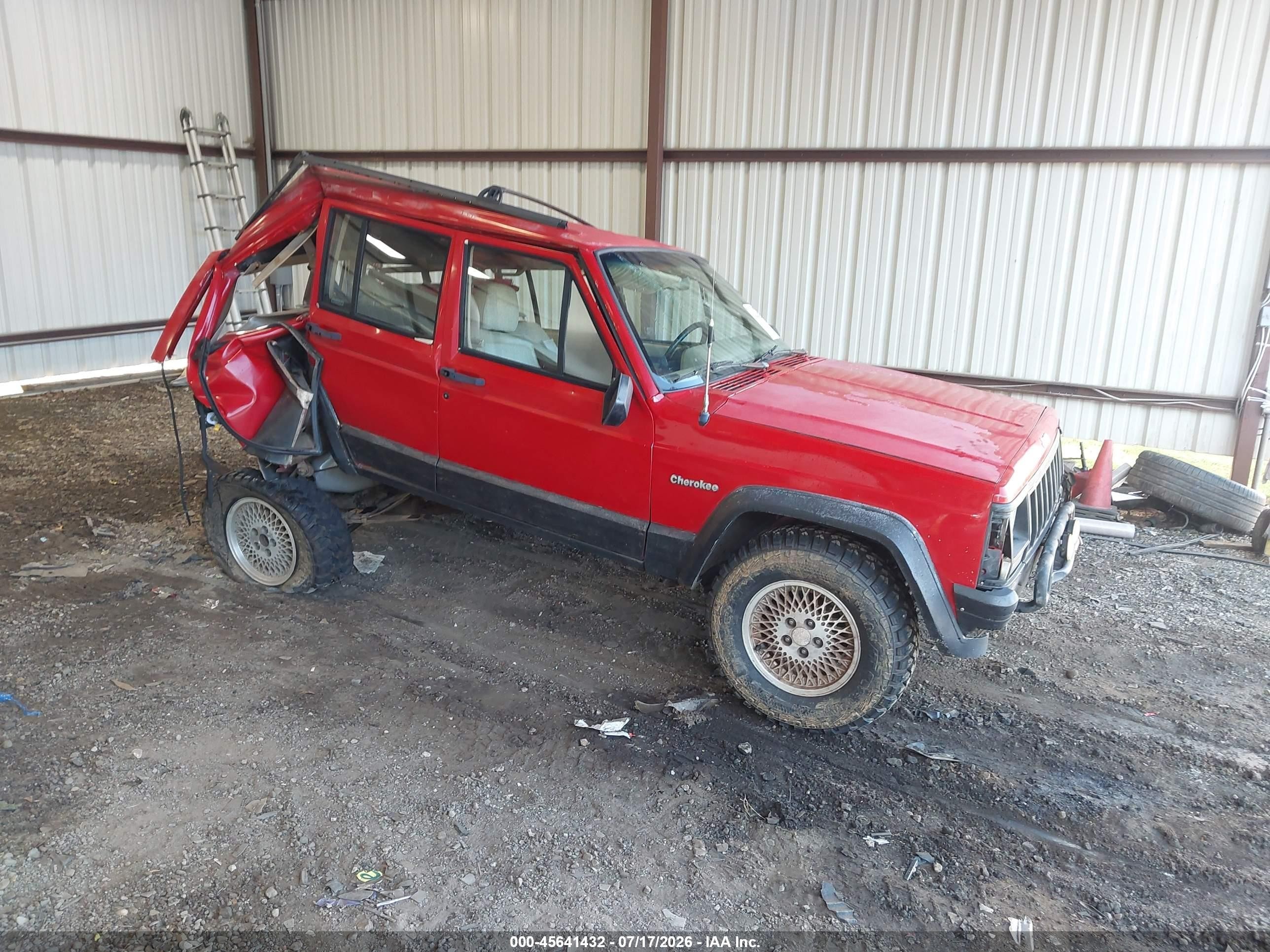 1995 Jeep Cherokee Country, VIN 1J4FJ78S7SL614223 — Зад
