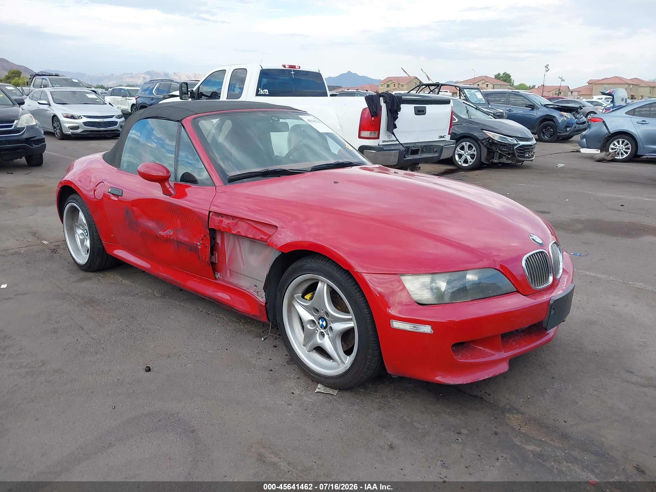 1999 BMW Z3 M Roadster, VIN WBSCK9336XLC88466 — Side