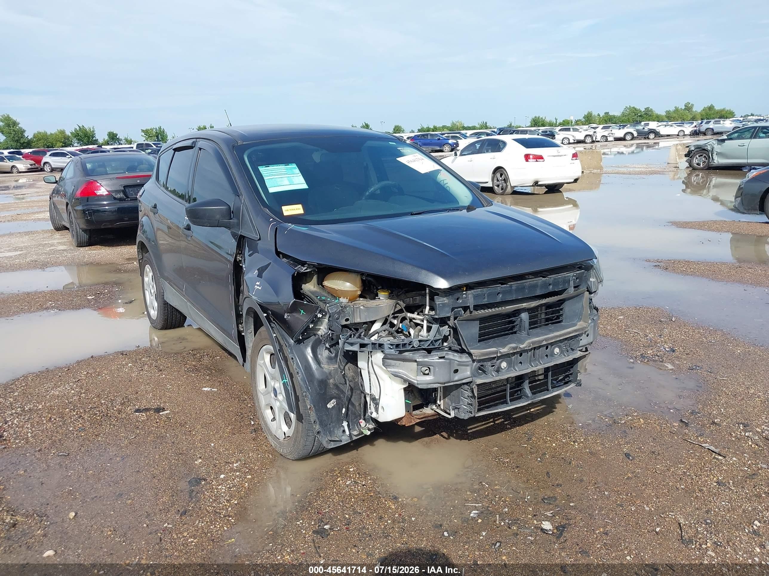 2017 Ford Escape S, VIN 1FMCU0F74HUB57925 — Front end