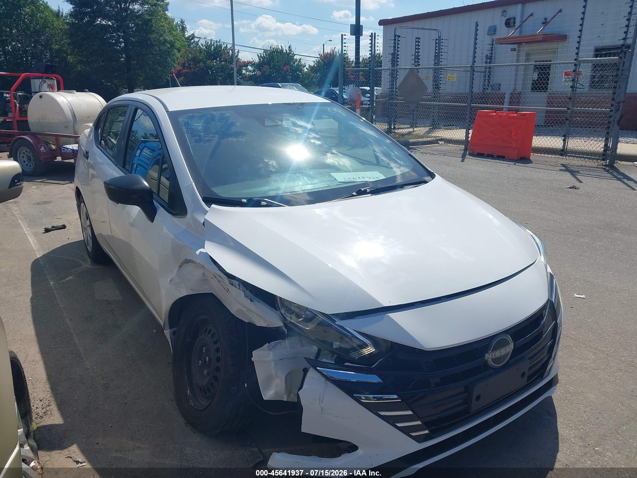 2024 Nissan Versa S, VIN 3N1CN8DV9RL839148 — Front end