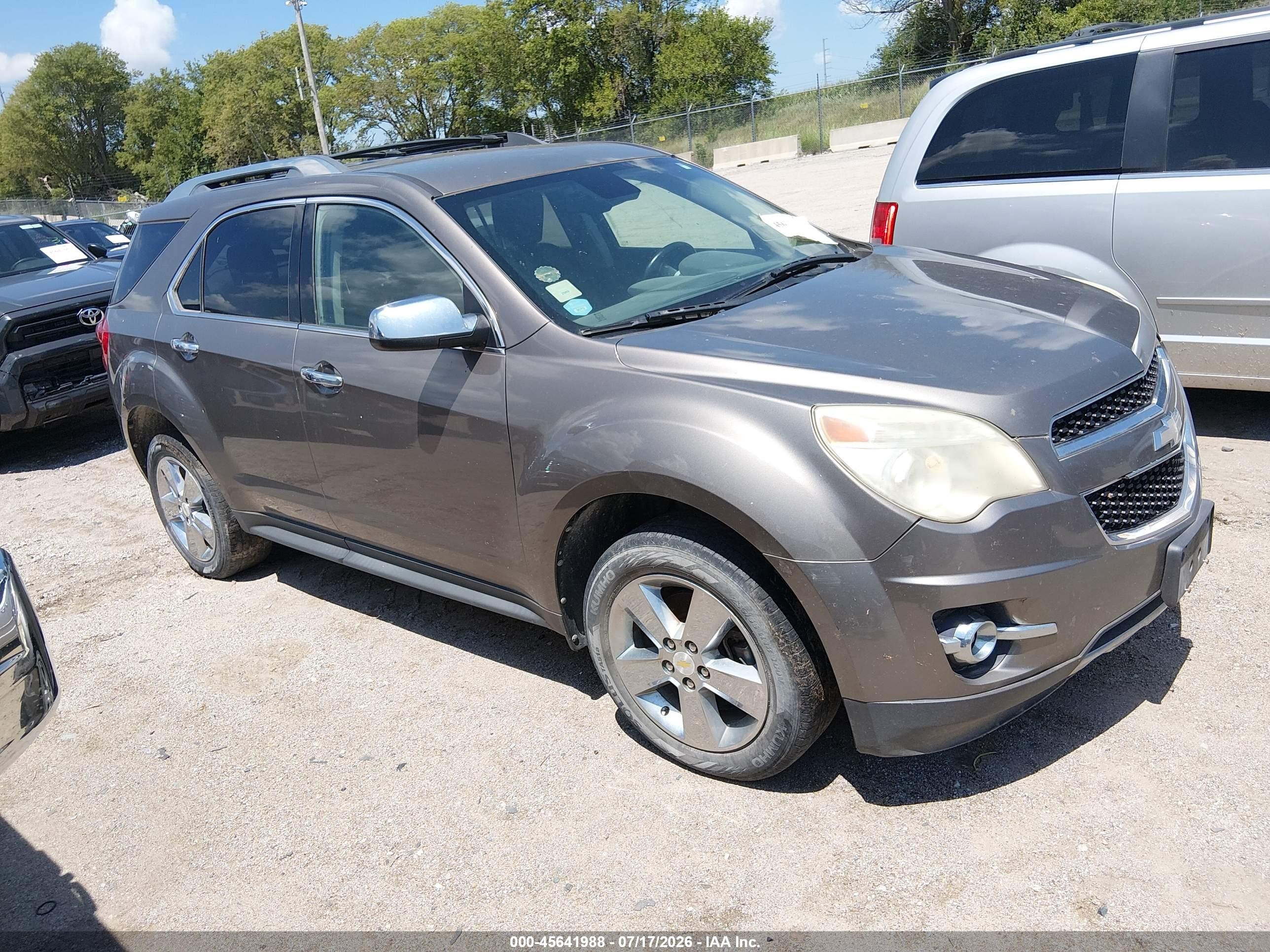 2012 Chevrolet Equinox LTZ, VIN 2GNFLGEK5C6313987 — Normal wear