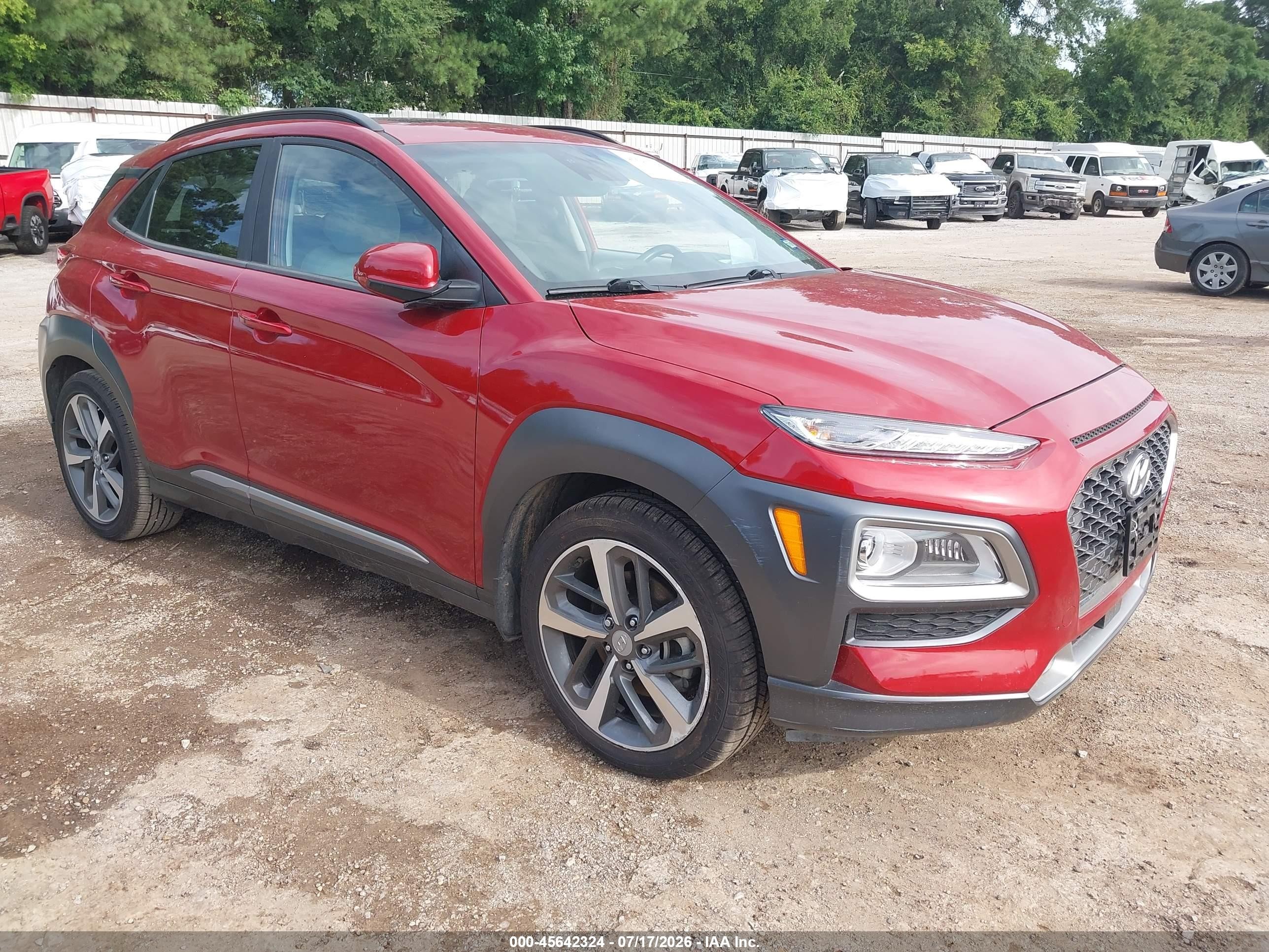 2021 Hyundai Kona Ultimate, VIN KM8K53A52MU657124 — Side