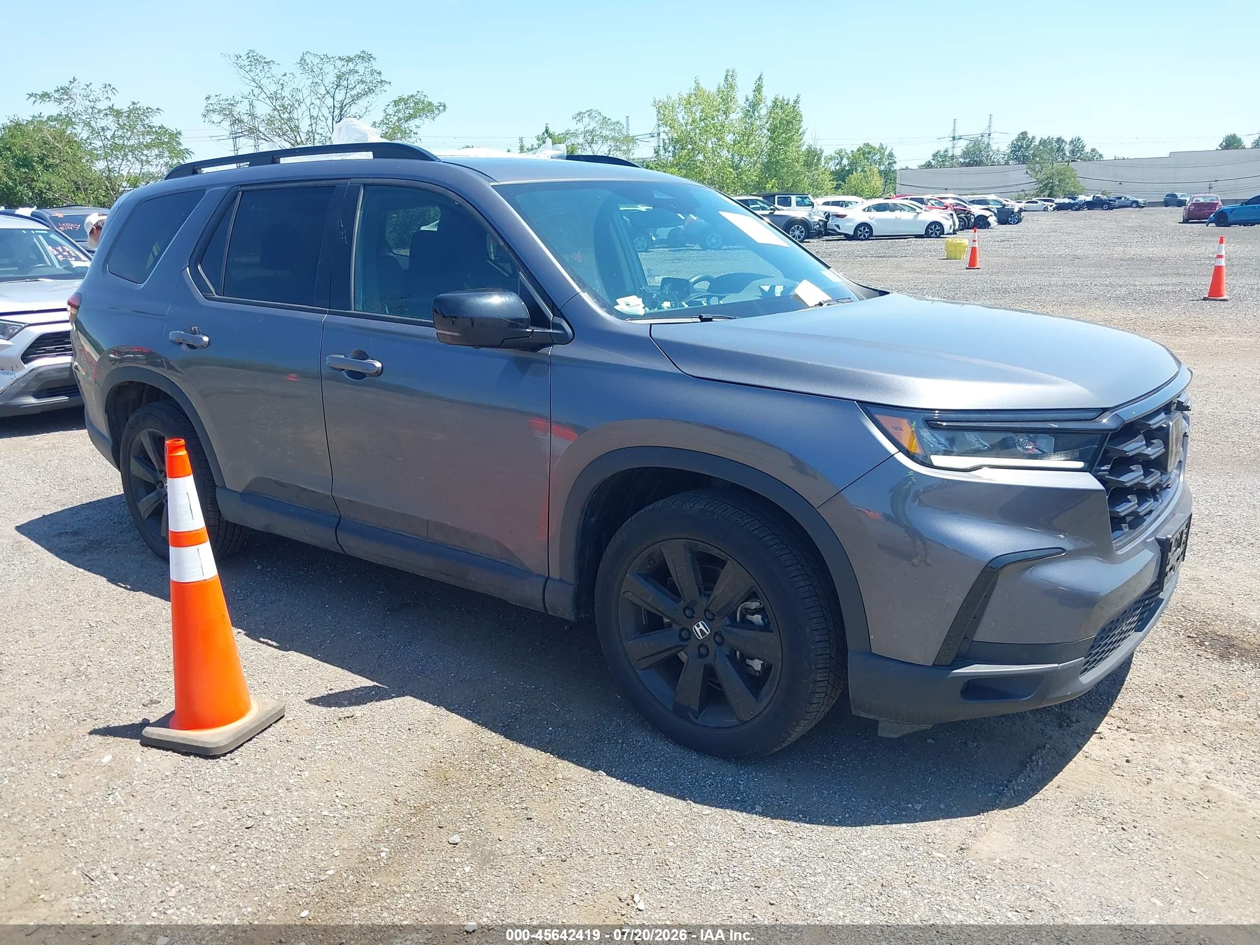 2025 Honda Pilot Black Edition, VIN 5FNYG1H91SB127352 — Stripped