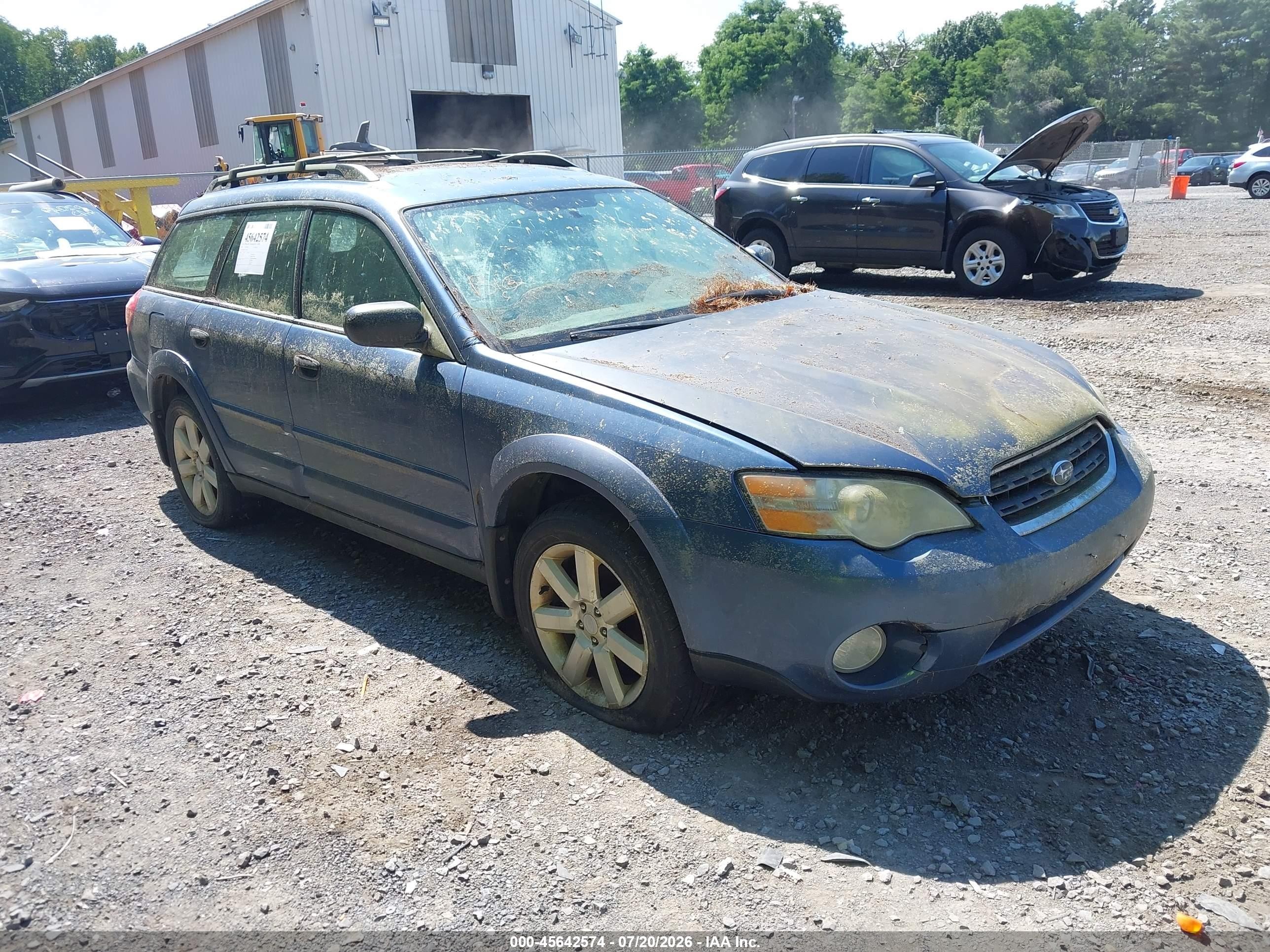 2007 Subaru Legacy Outback Basic, VIN 4S4BP61C077334963 — Обычный износ