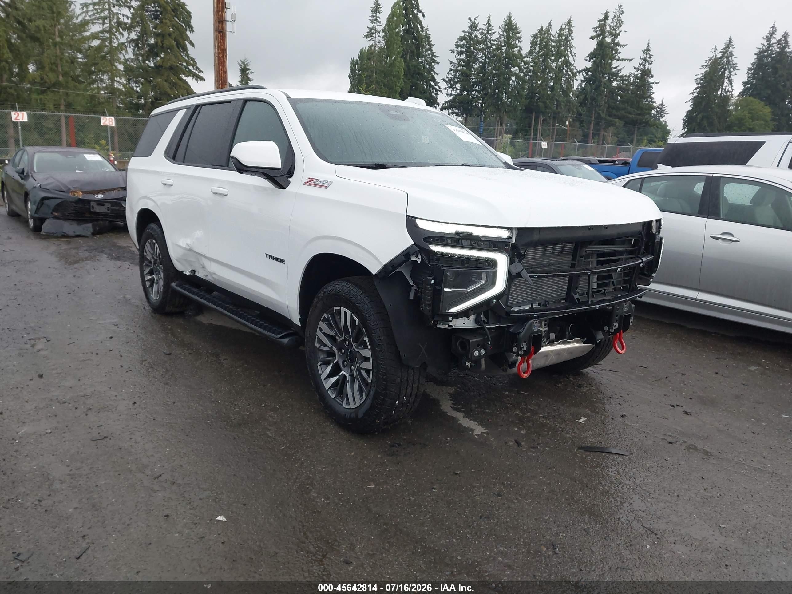 2026 Chevrolet Tahoe Z71, VIN 1GNS6PKD1TR291342 — Перед