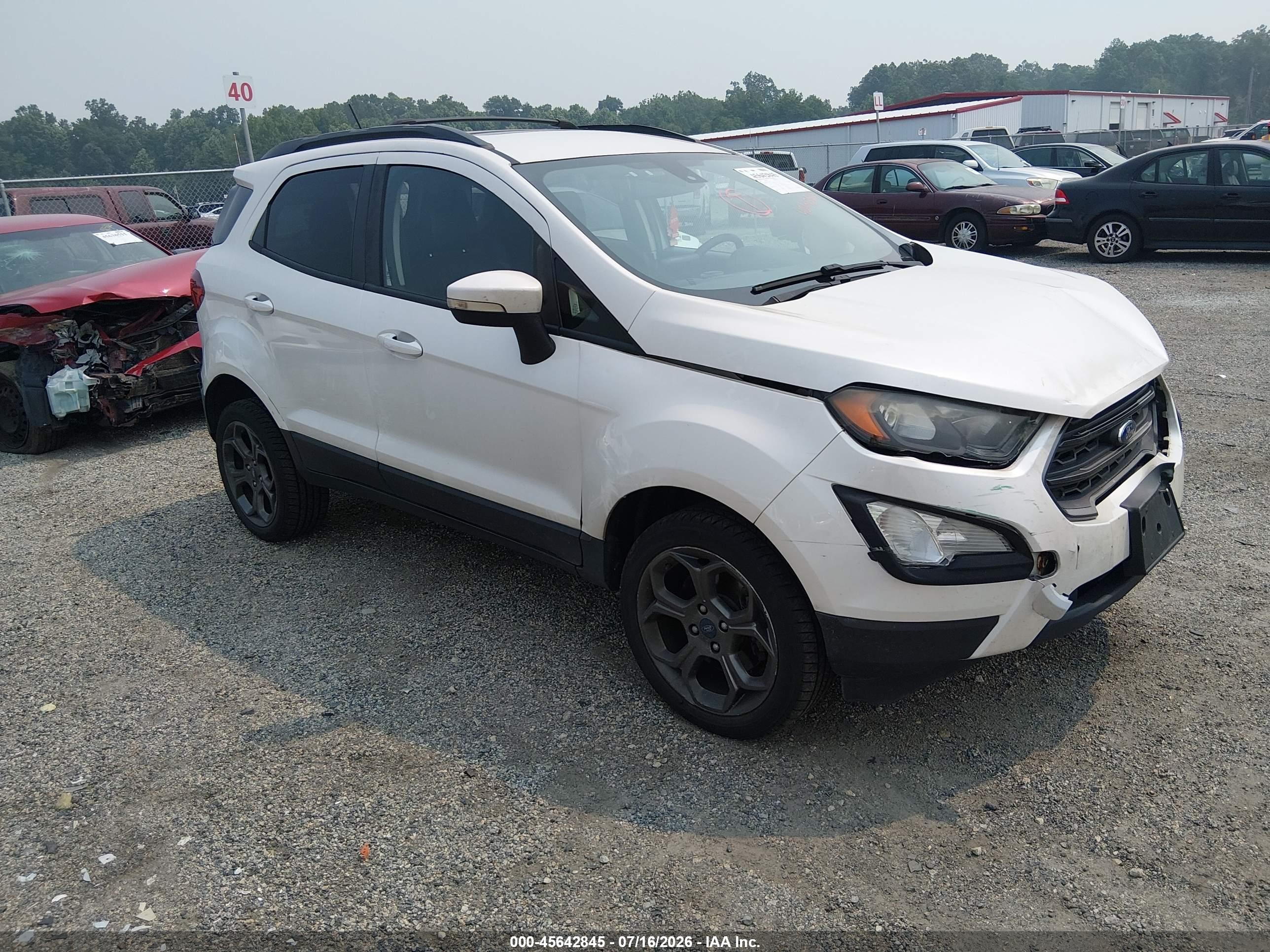 2018 Ford EcoSport SES, VIN MAJ6P1CL6JC200386 — Front end