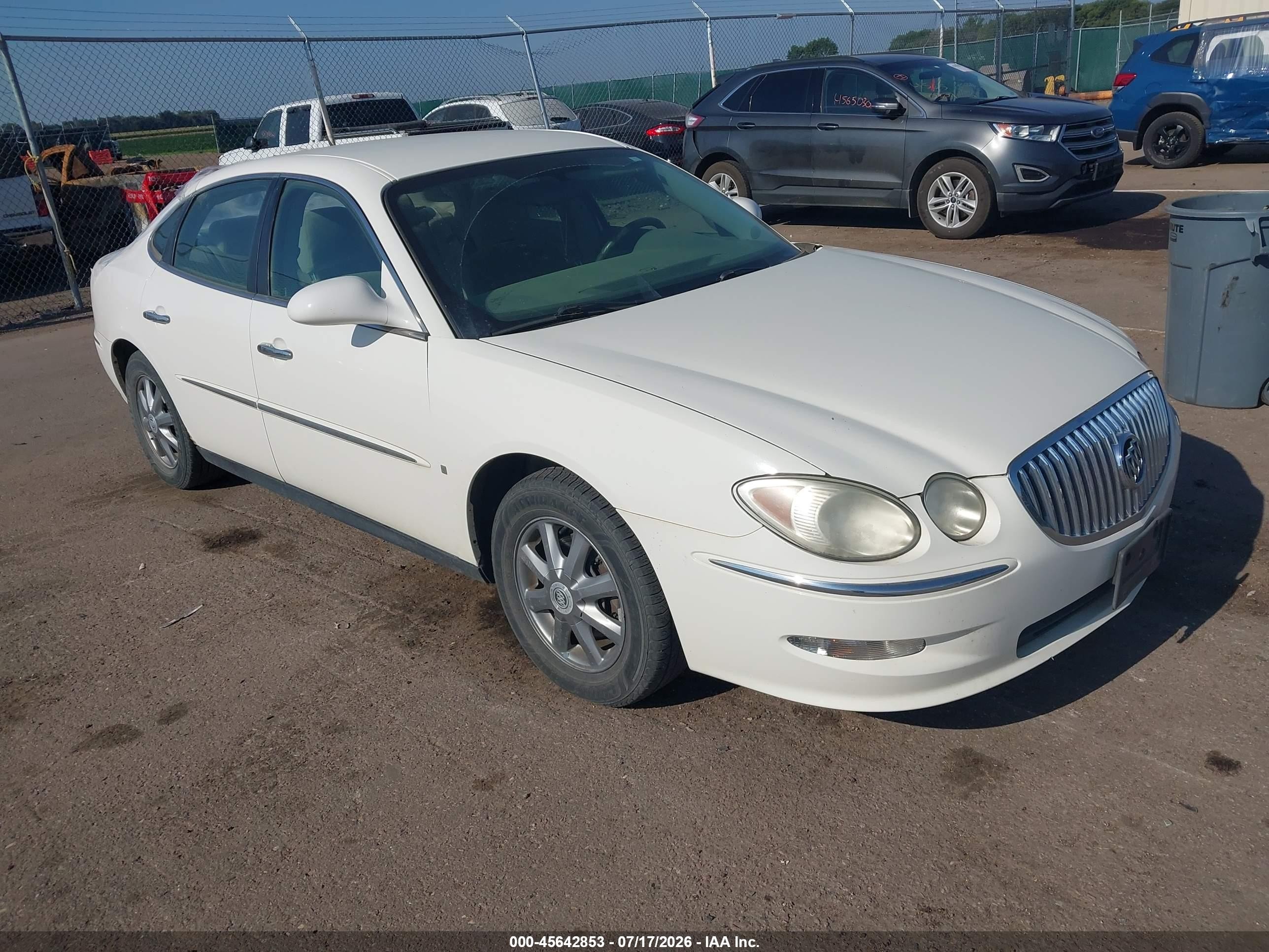 2009 Buick LaCrosse CX, VIN 2G4WC582891265007 — Зад