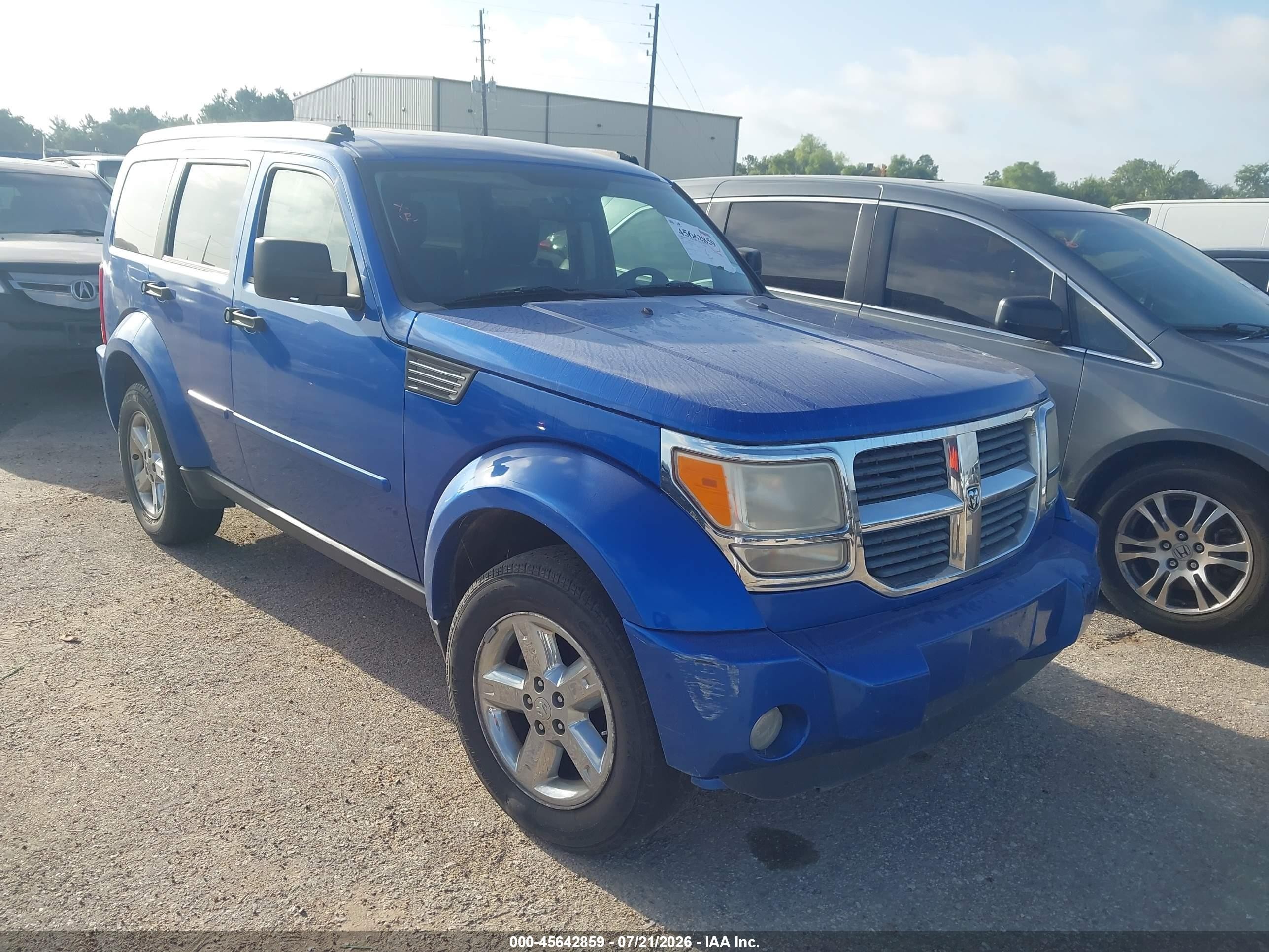 2007 Dodge Nitro SLT, VIN 1D8GU58K67W552018 — Normal wear