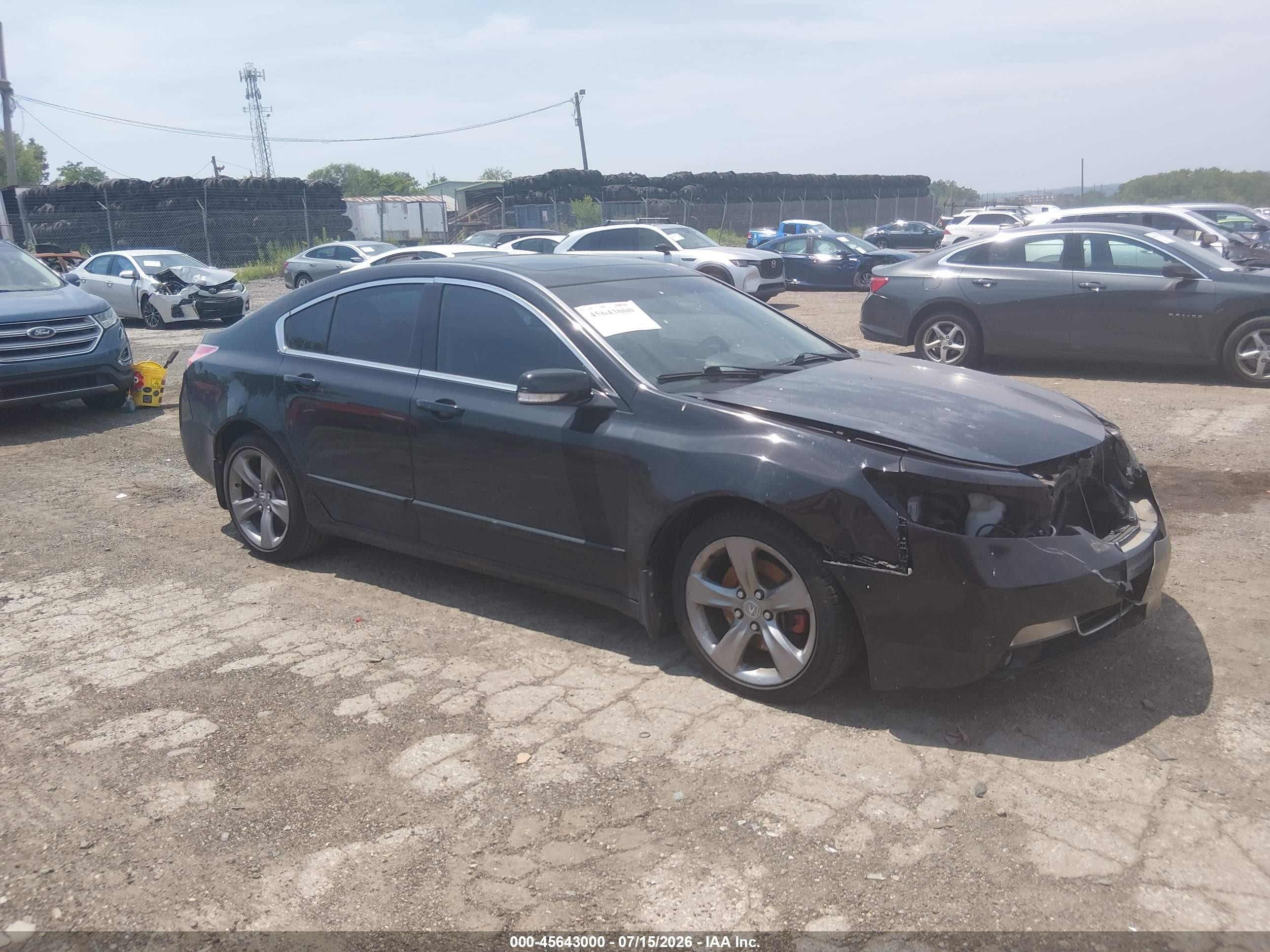 2013 Acura TL Advance, VIN 19UUA8F73DA015658 — Front end