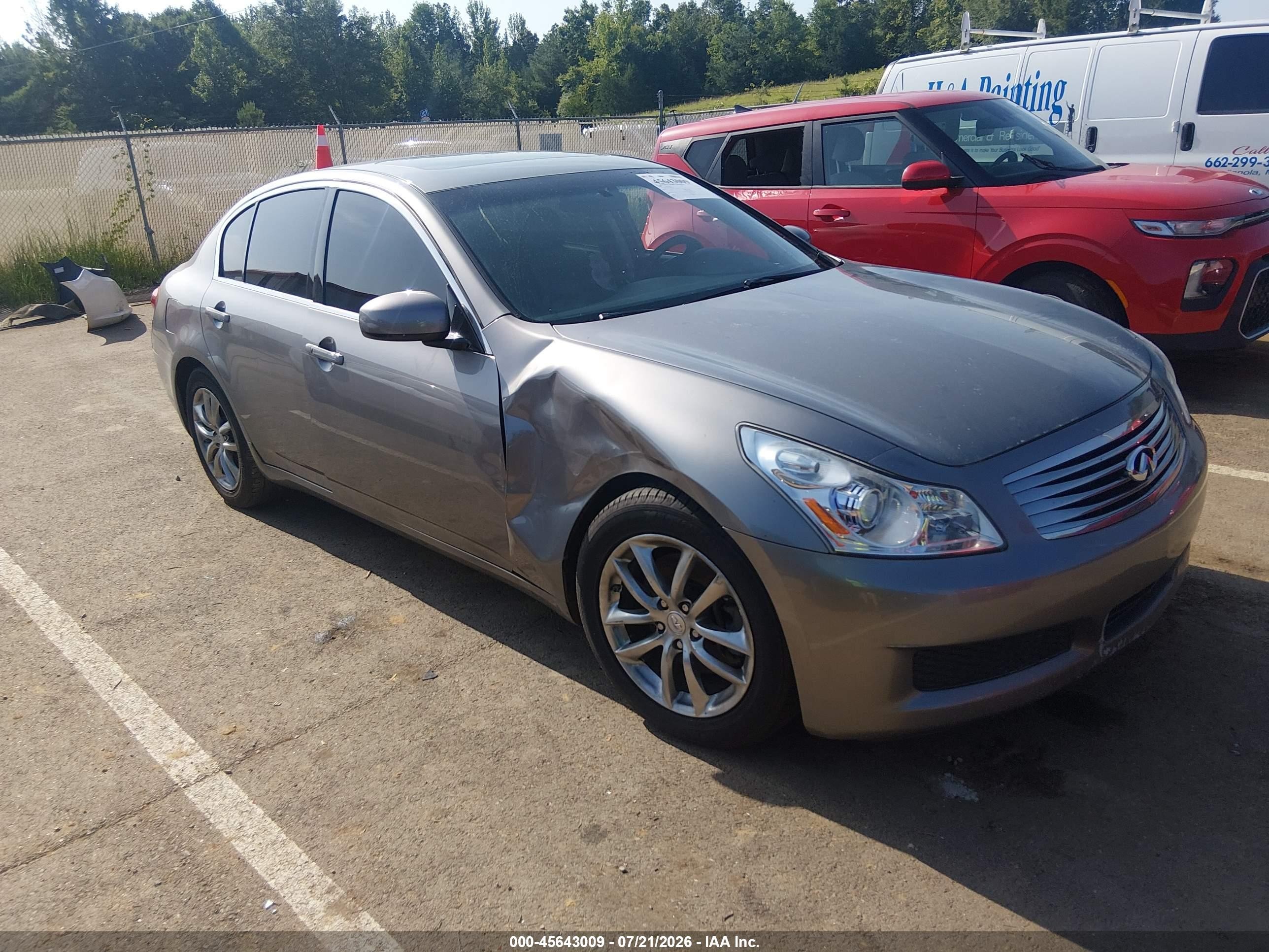 2008 Infiniti G35 Journey, VIN JNKBV61E78M209276 — Бок