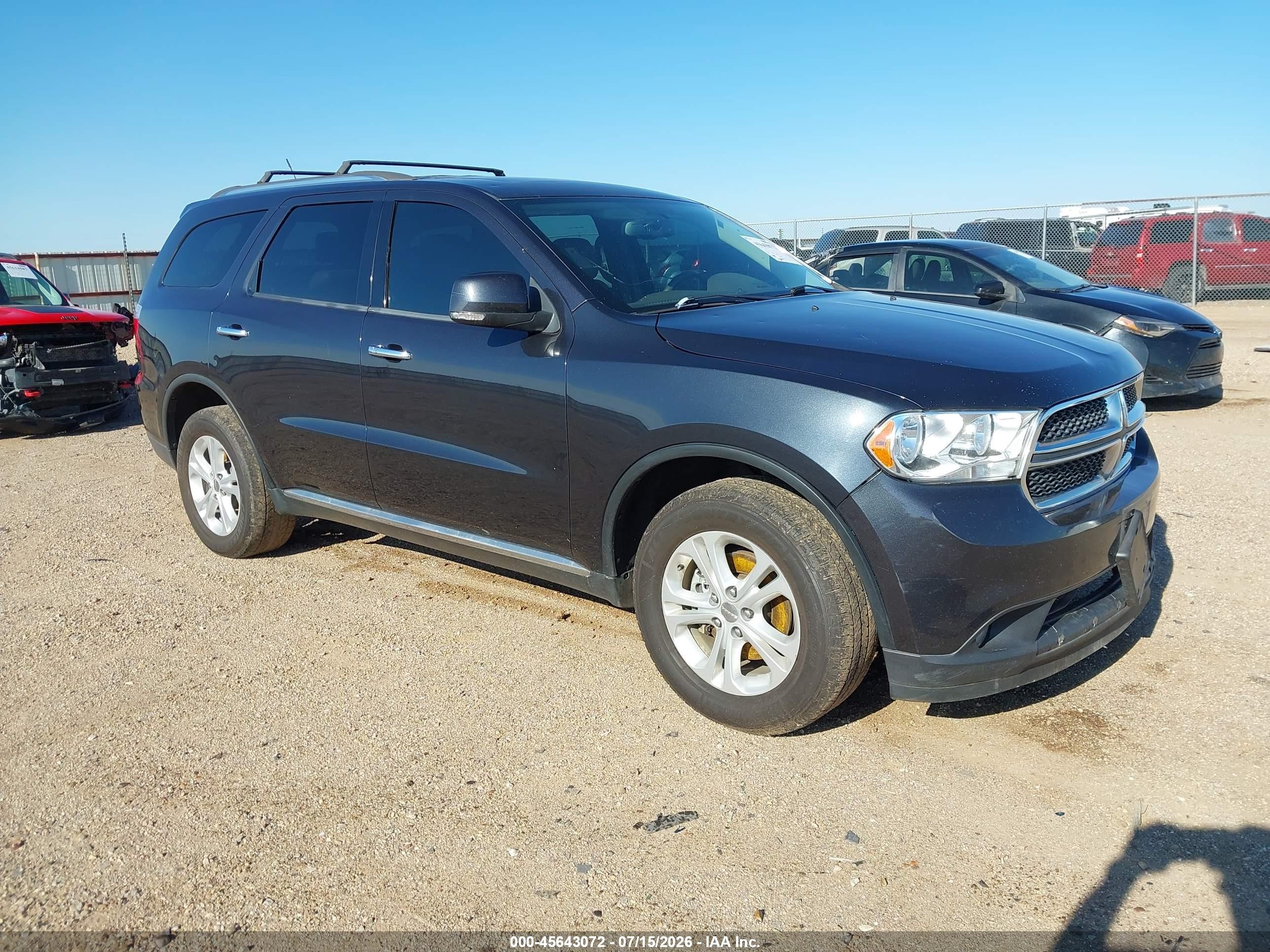 2013 Dodge Durango Crew, VIN 1C4RDJDG9DC689744 — Front end