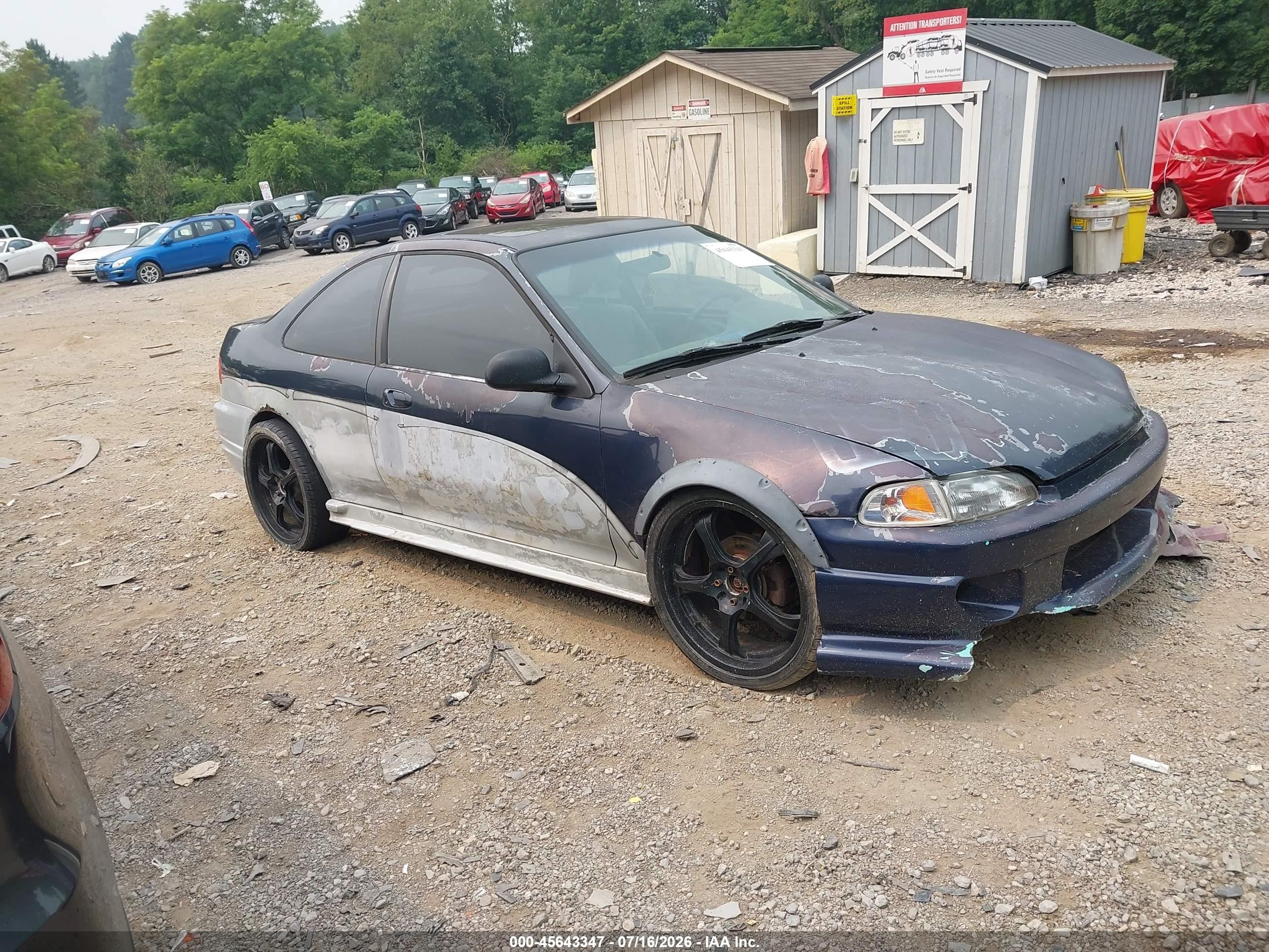 1994 Honda Civic EX, VIN 1HGEJ1227RL025921 — Normal wear